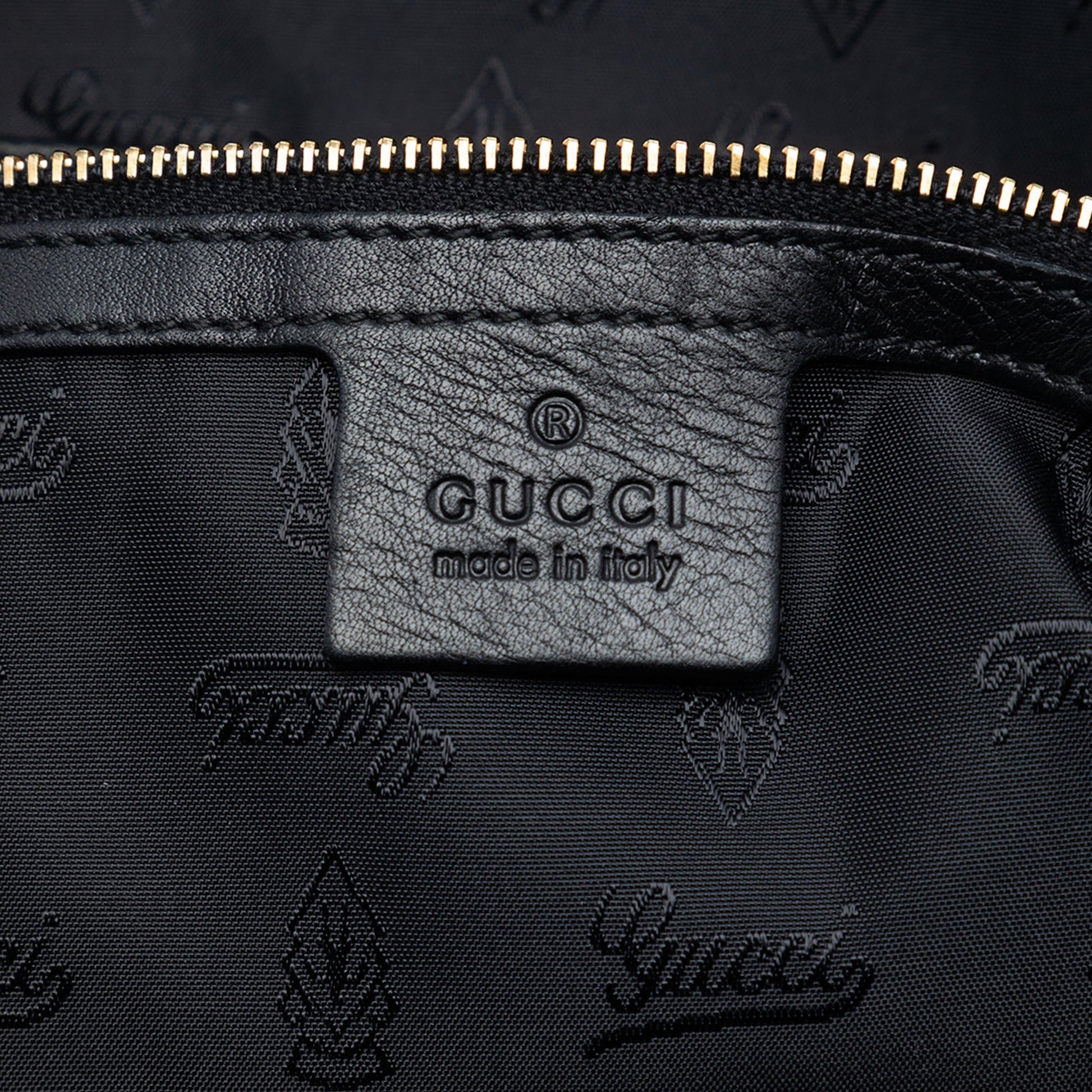 Gucci Leather Bamboo Dialux Pop Satchel