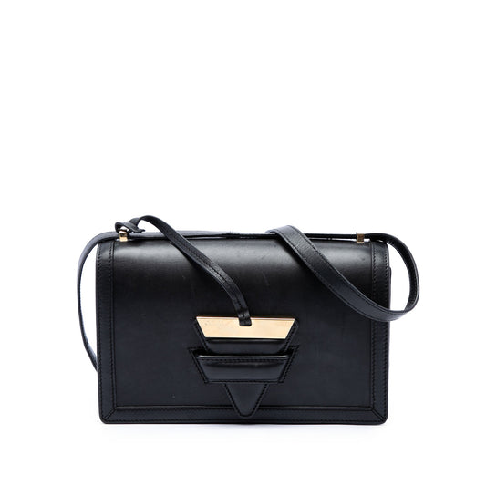 LOEWE Medium Leather Barcelona Crossbody — Black