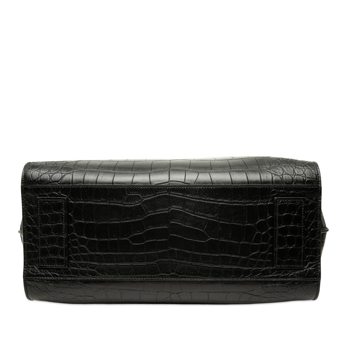Saint Laurent Croc Embossed Sac de Jour Souple Zip North South Tote