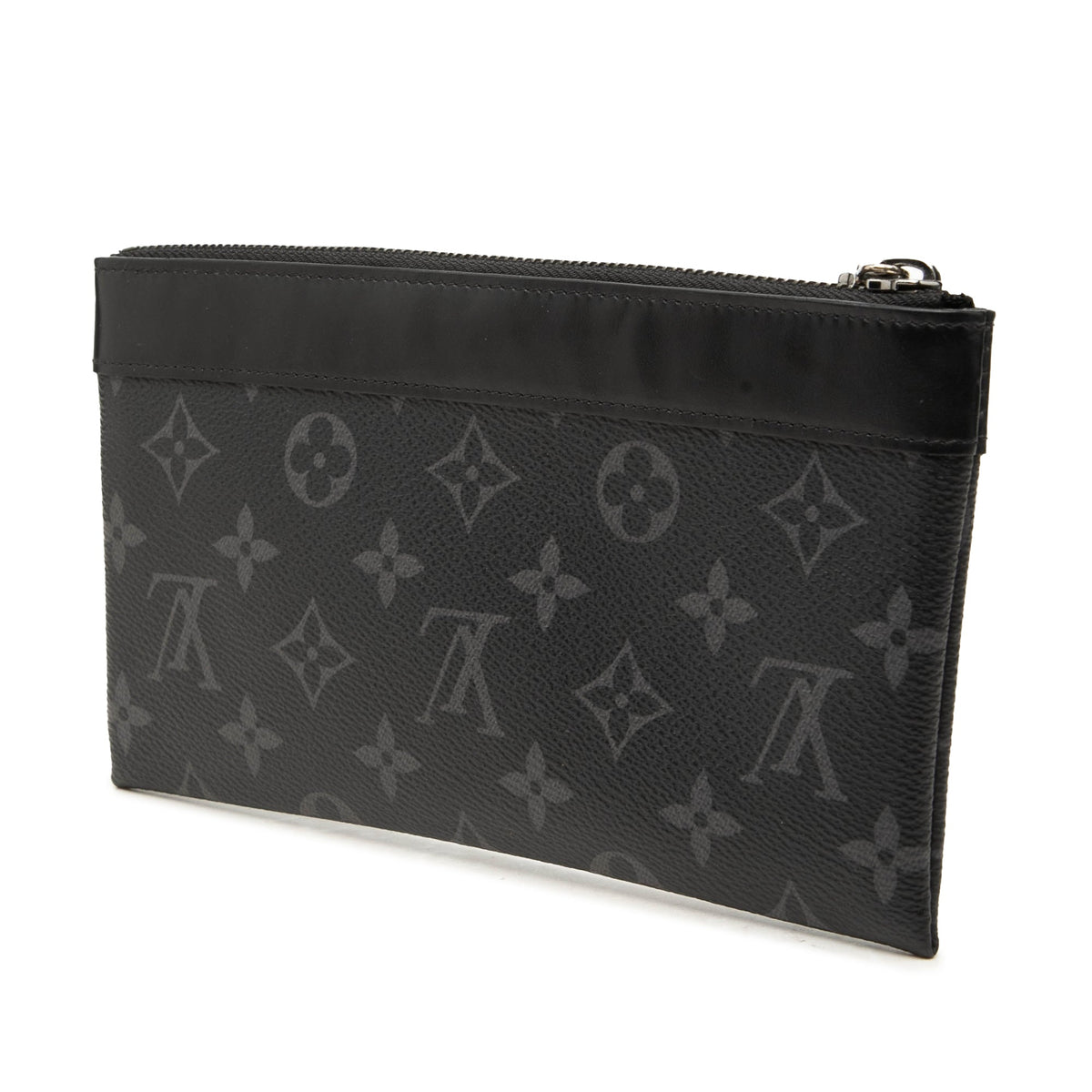 Louis Vuitton Monogram Eclipse Pochette Discovery PM — Black