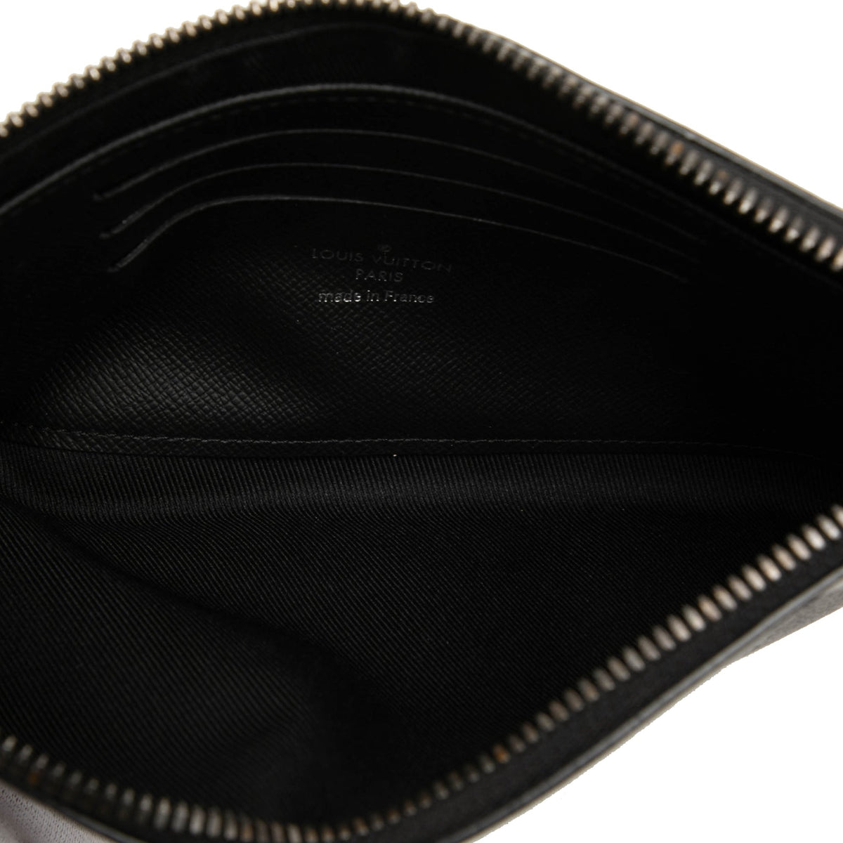 Louis Vuitton Monogram Eclipse Pochette Discovery PM — Black