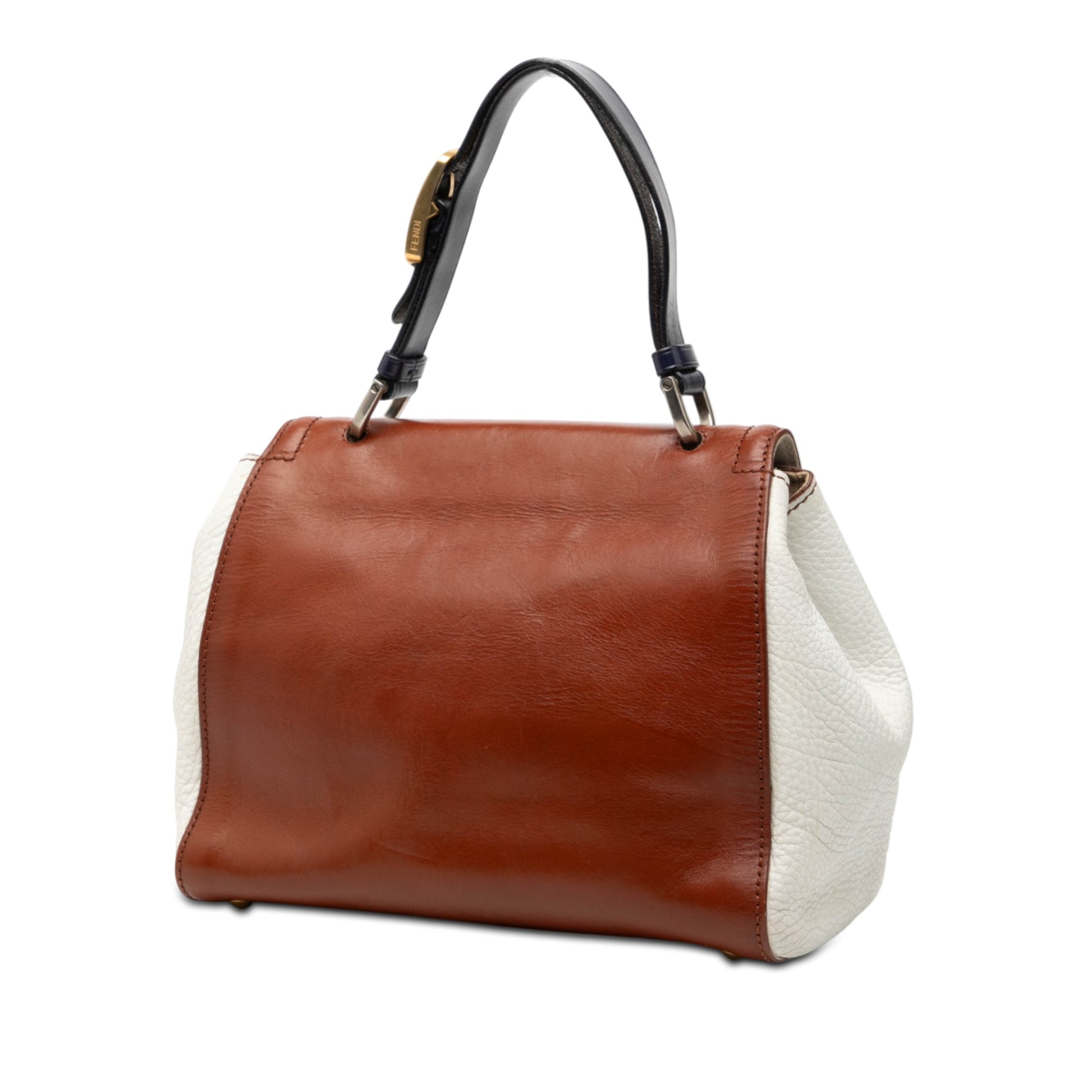 Fendi Calfskin Silvana Top Handle Bag