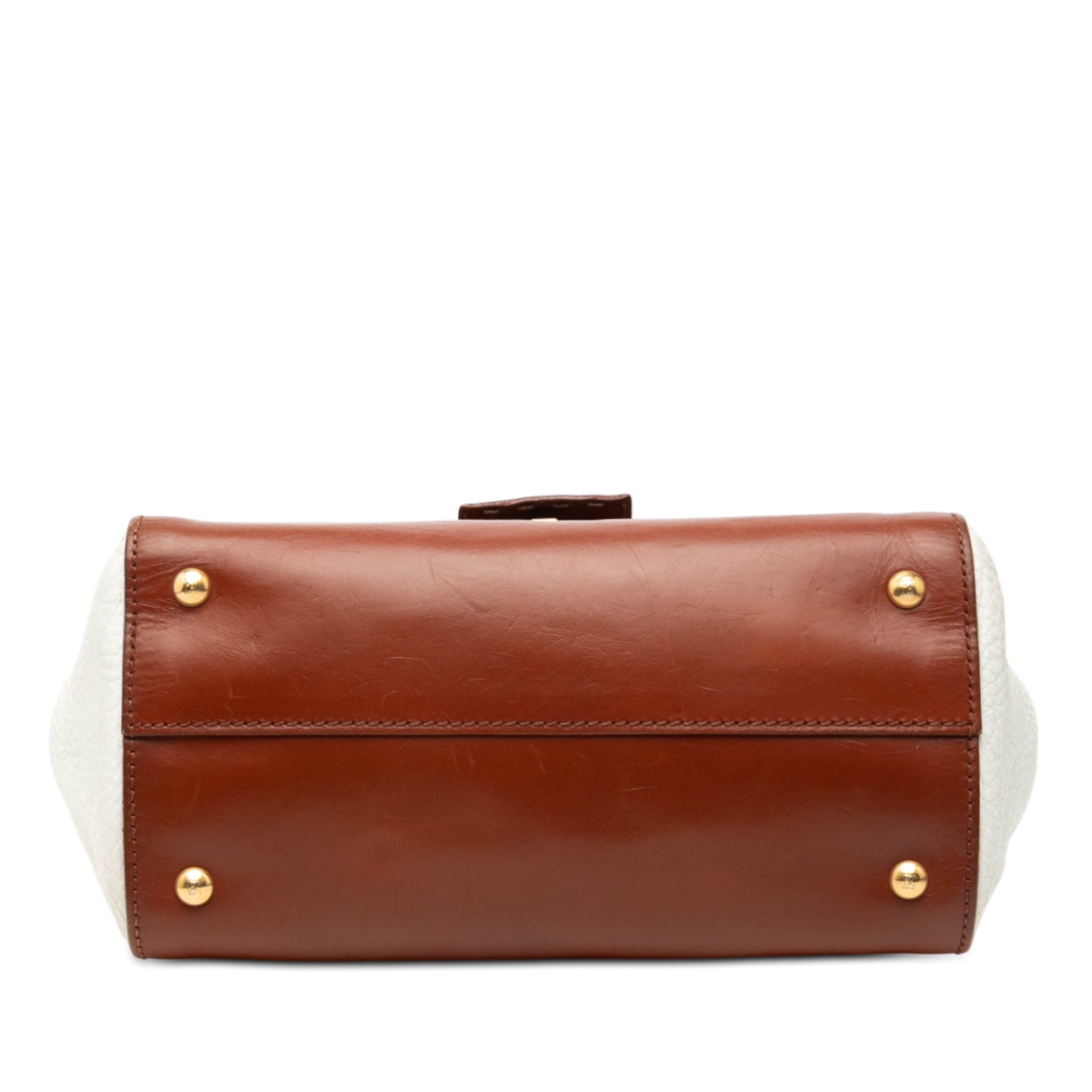Fendi Calfskin Silvana Top Handle Bag