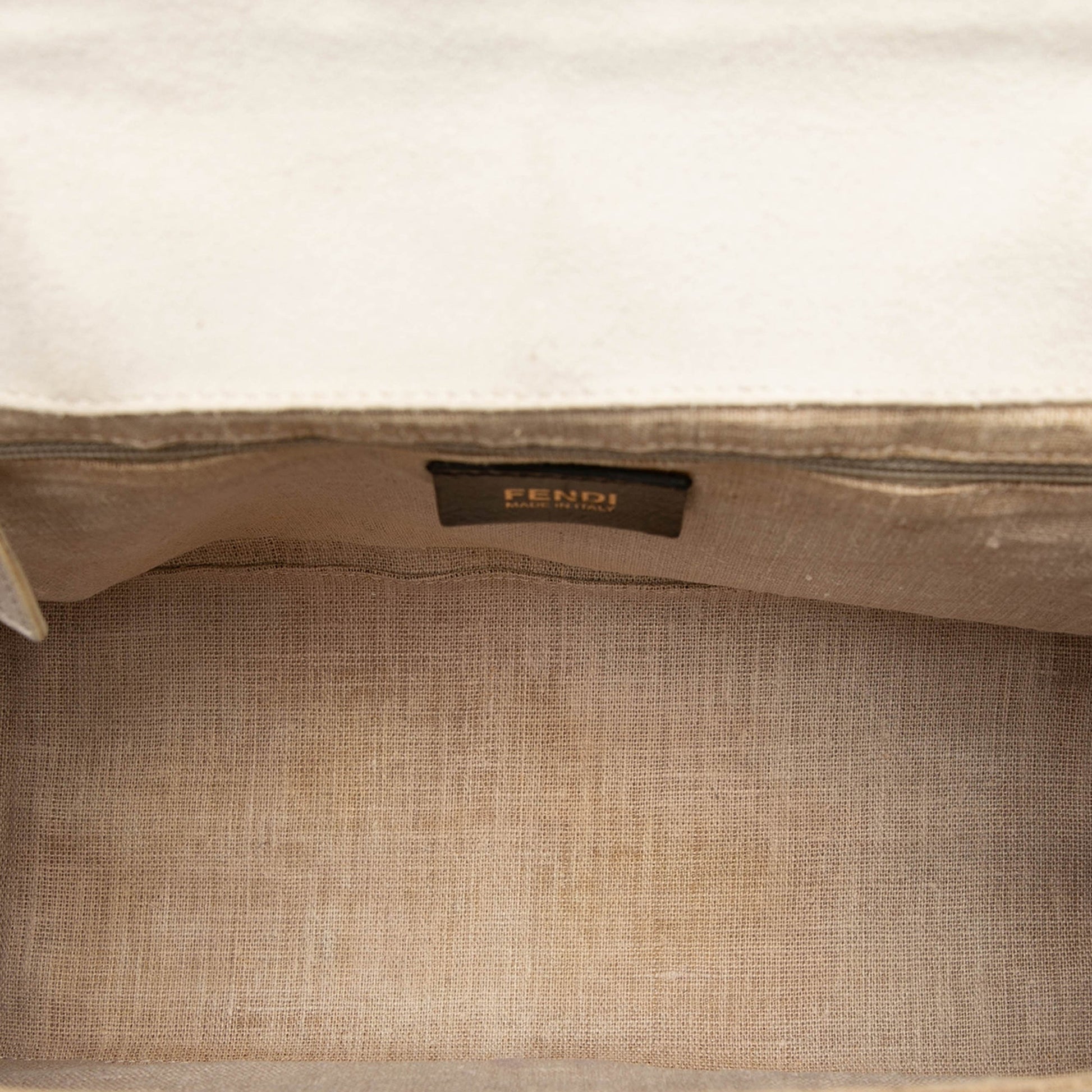Fendi Calfskin Silvana Top Handle Bag