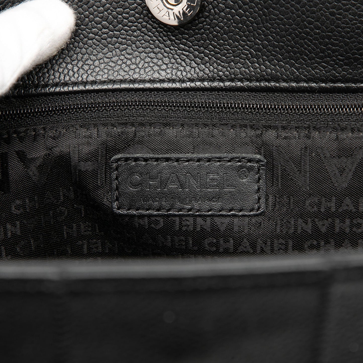 Chanel Choco Bar Caviar Tote