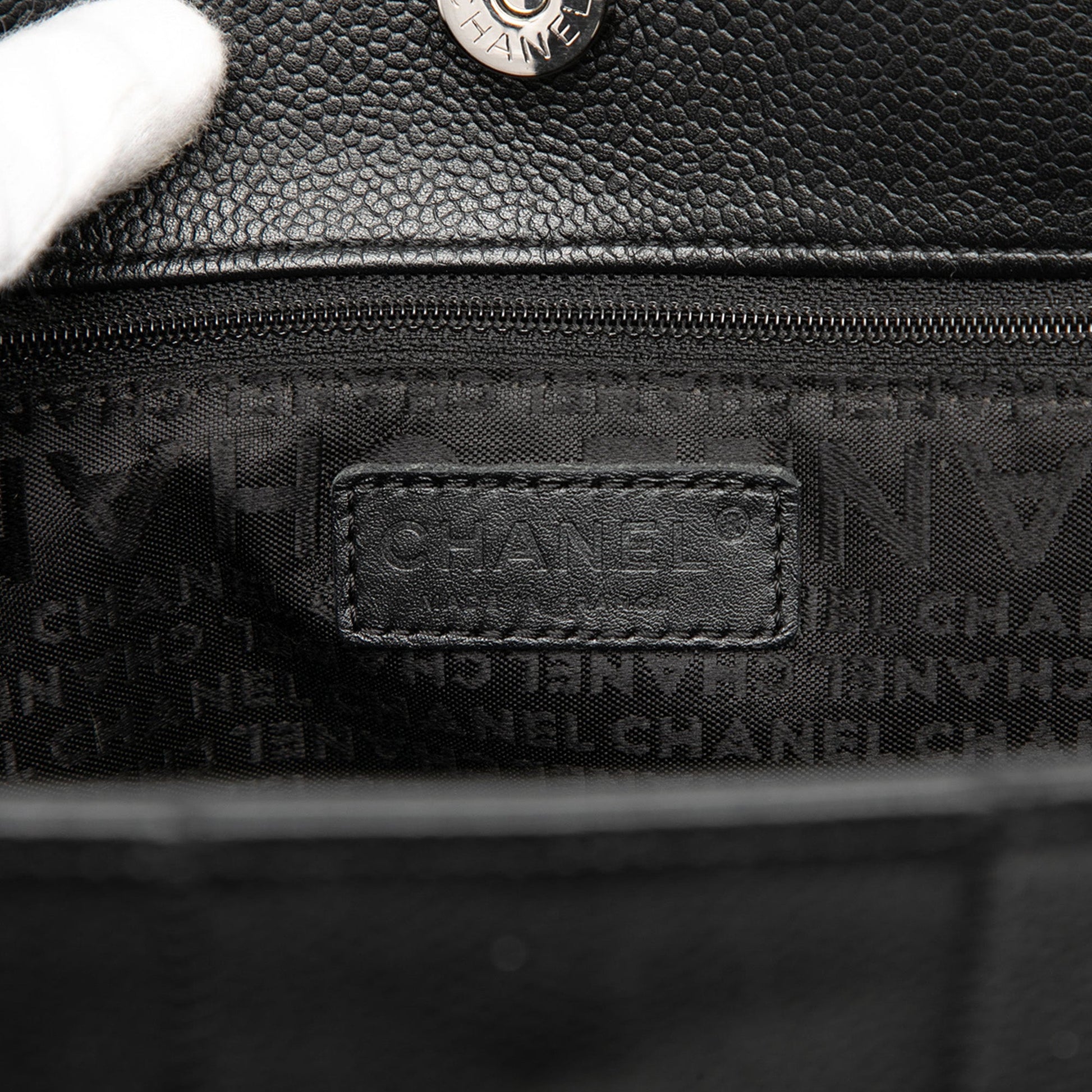 Chanel Choco Bar Caviar Tote