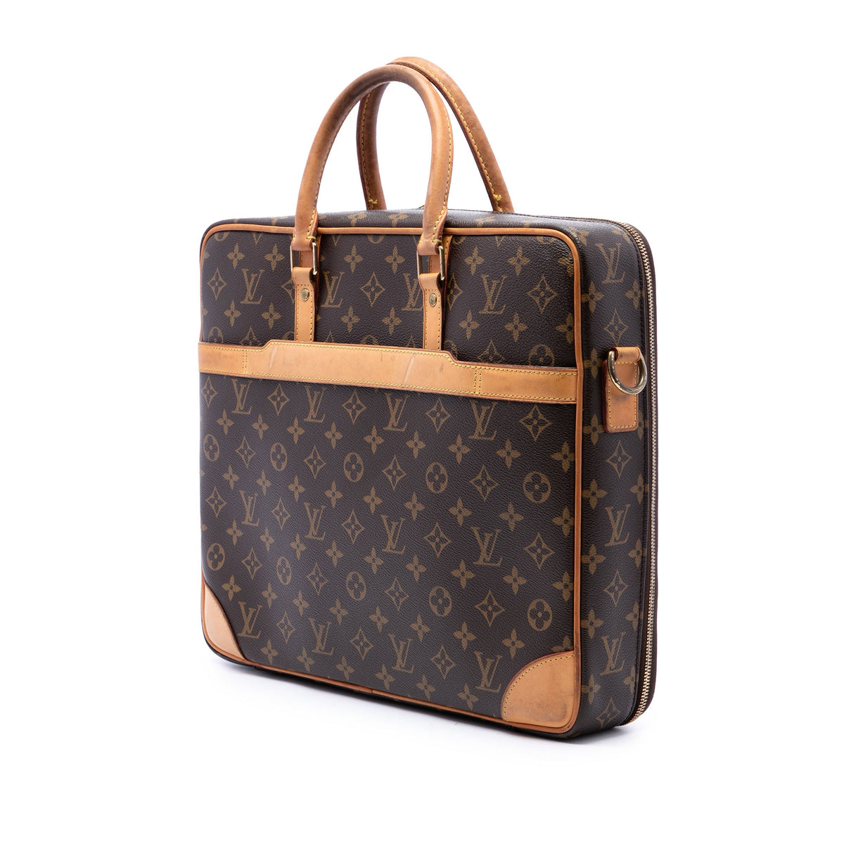 Louis Vuitton Monogram Cupertino Briefcase — Brown