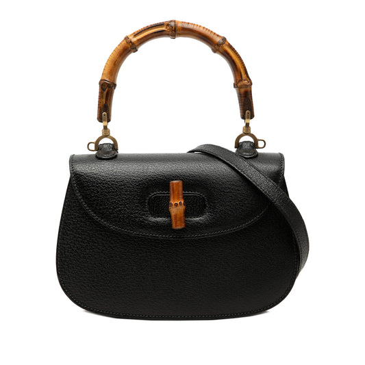 Gucci Small Grained Calfskin Bamboo Night