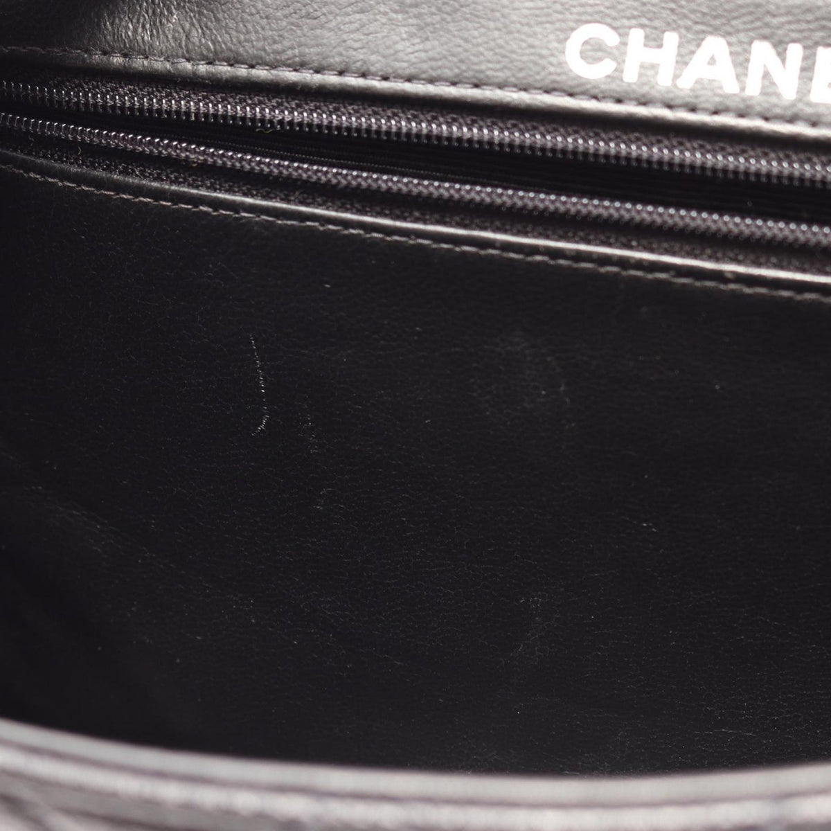 Chanel Quilted Caviar Double Sided Flap — Black