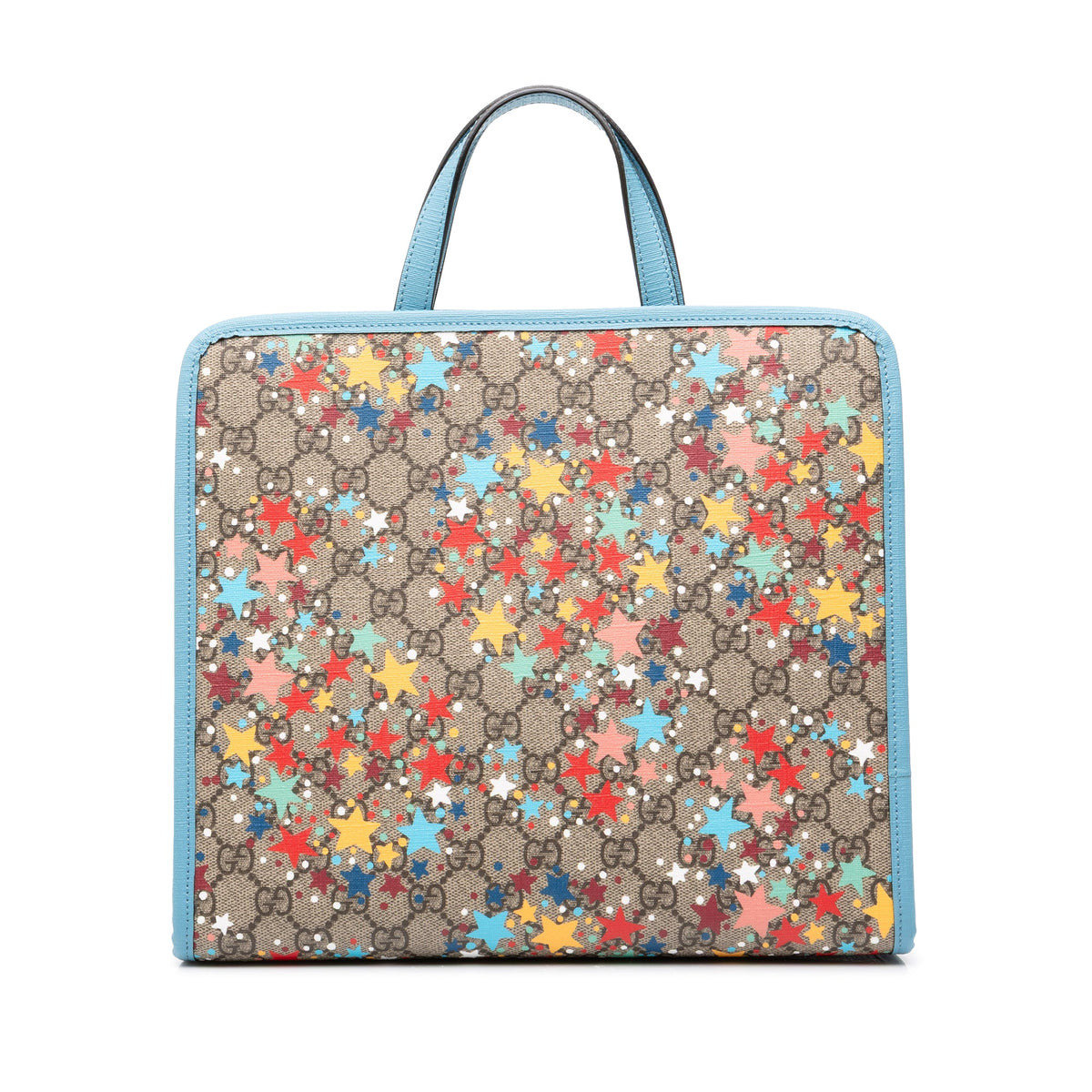 Gucci Childrens GG Supreme Star Tote — Beige