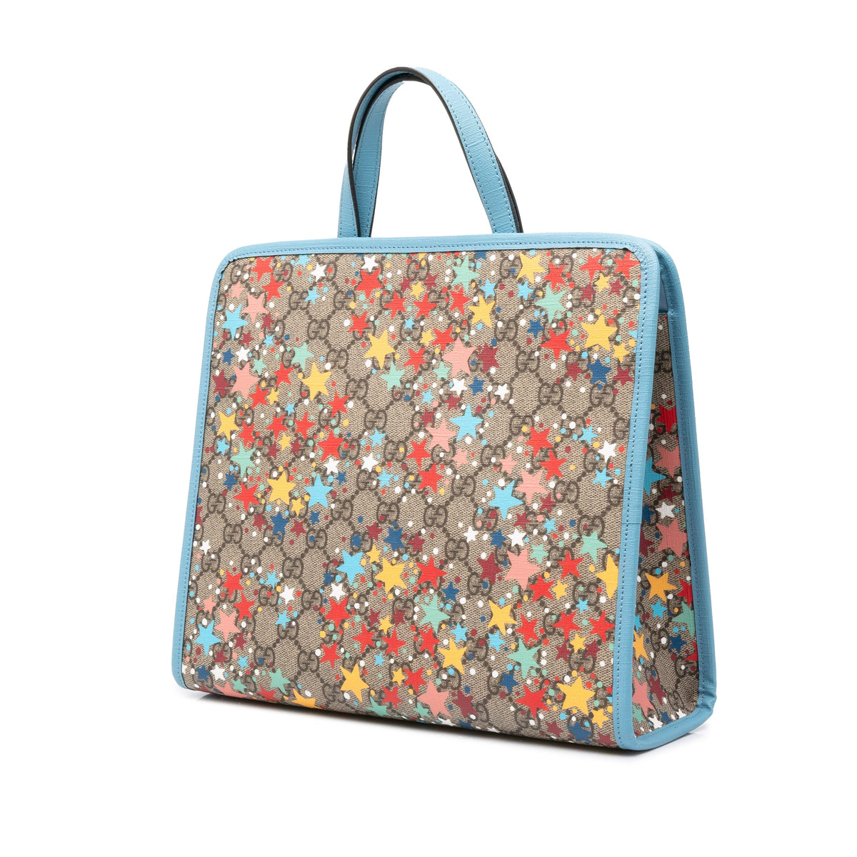 Gucci Childrens GG Supreme Star Tote — Beige