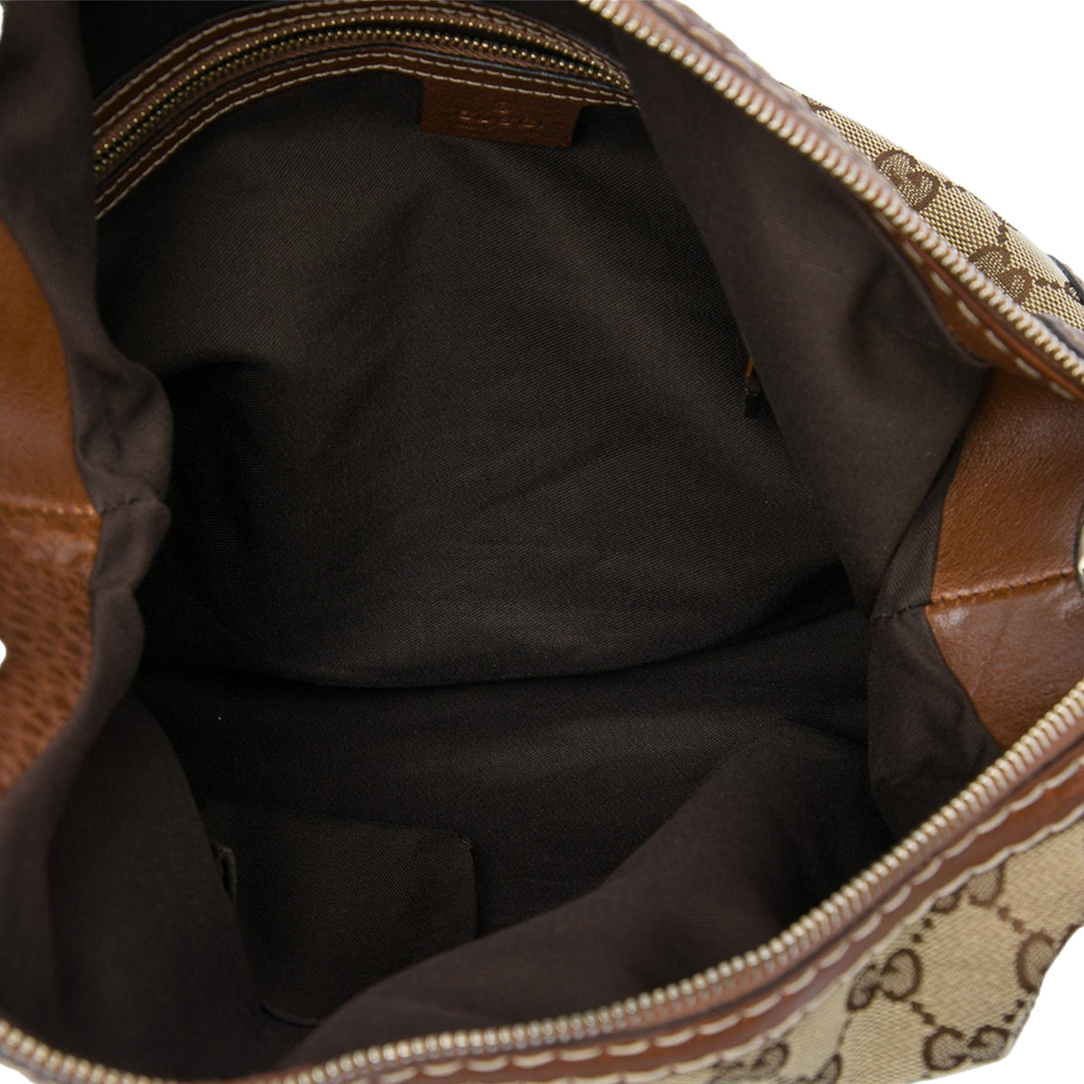 Gucci GG Canvas Charlotte Hobo — Beige