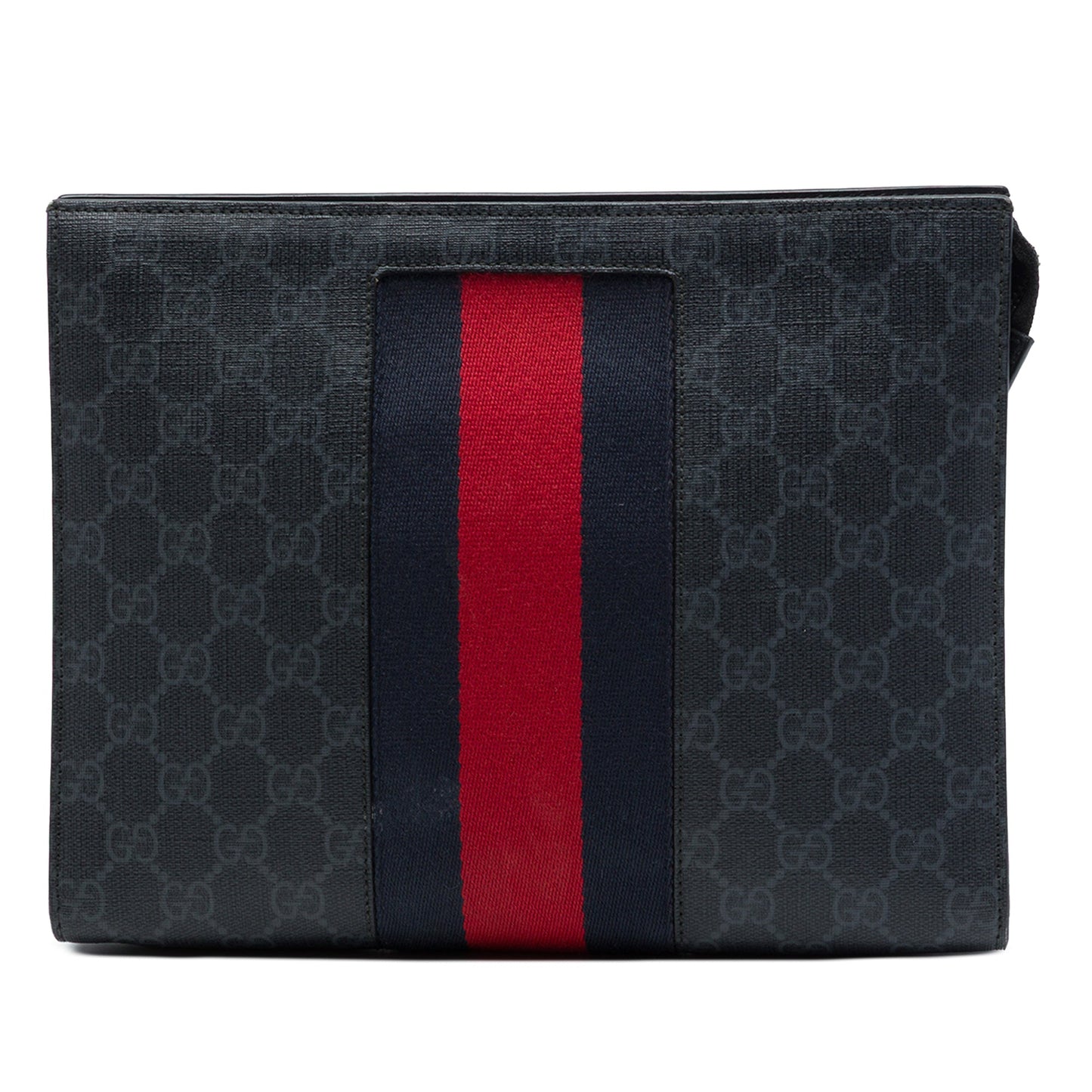 Gucci GG Supreme Web Clutch