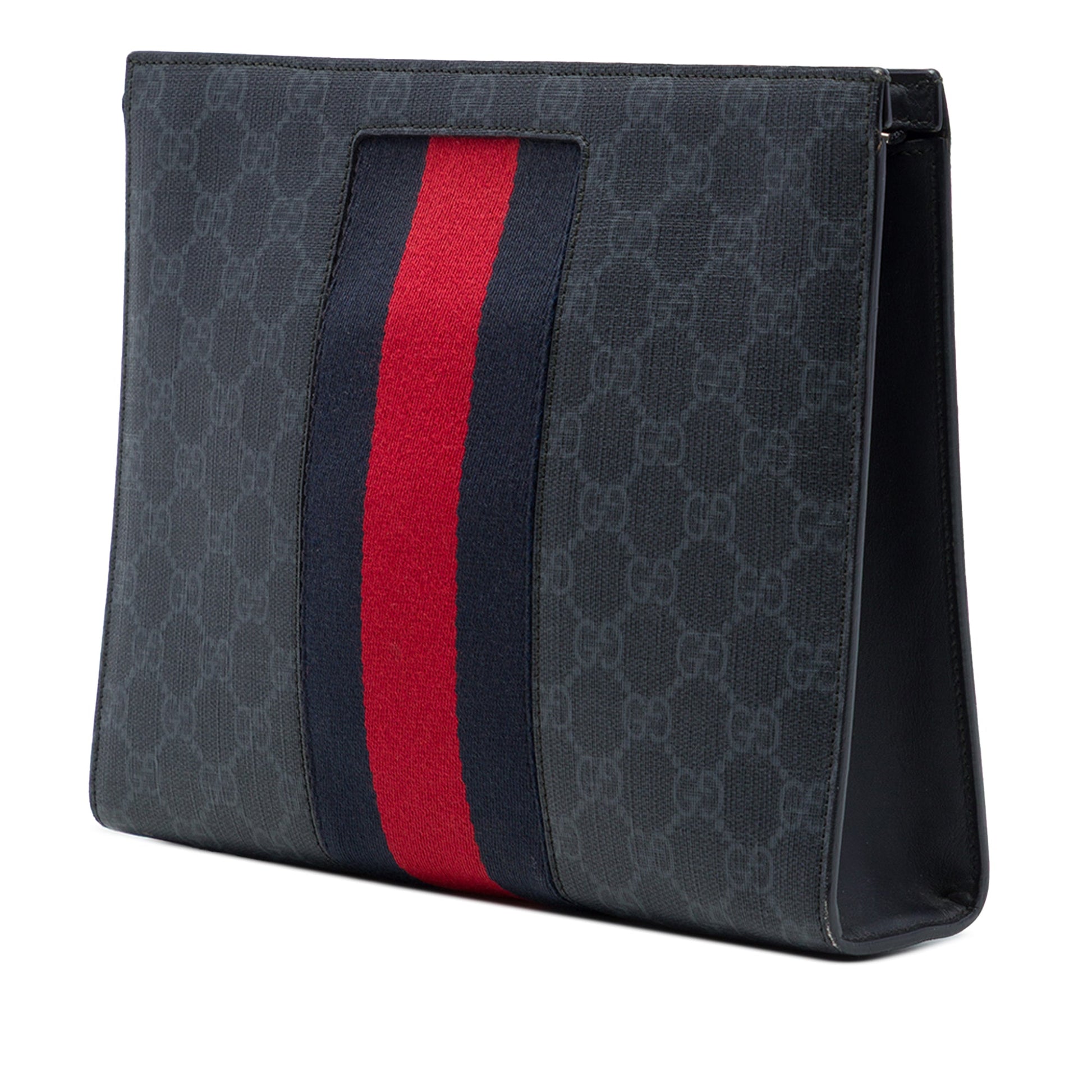 Gucci GG Supreme Web Clutch