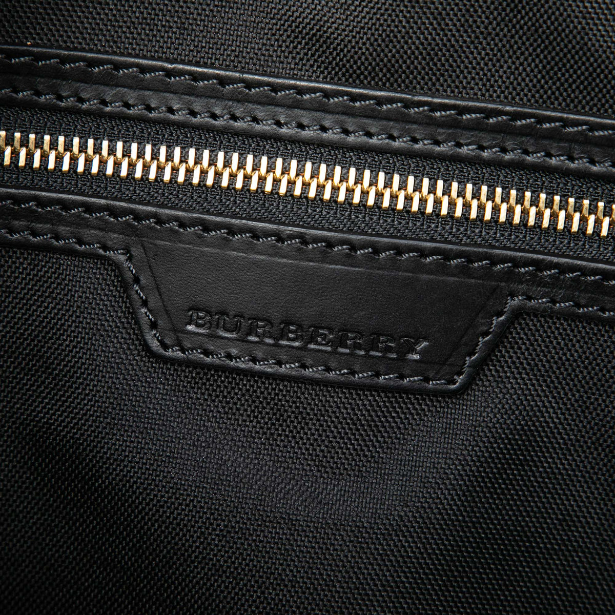 Burberry Haymarket Check Nylon Business Bag