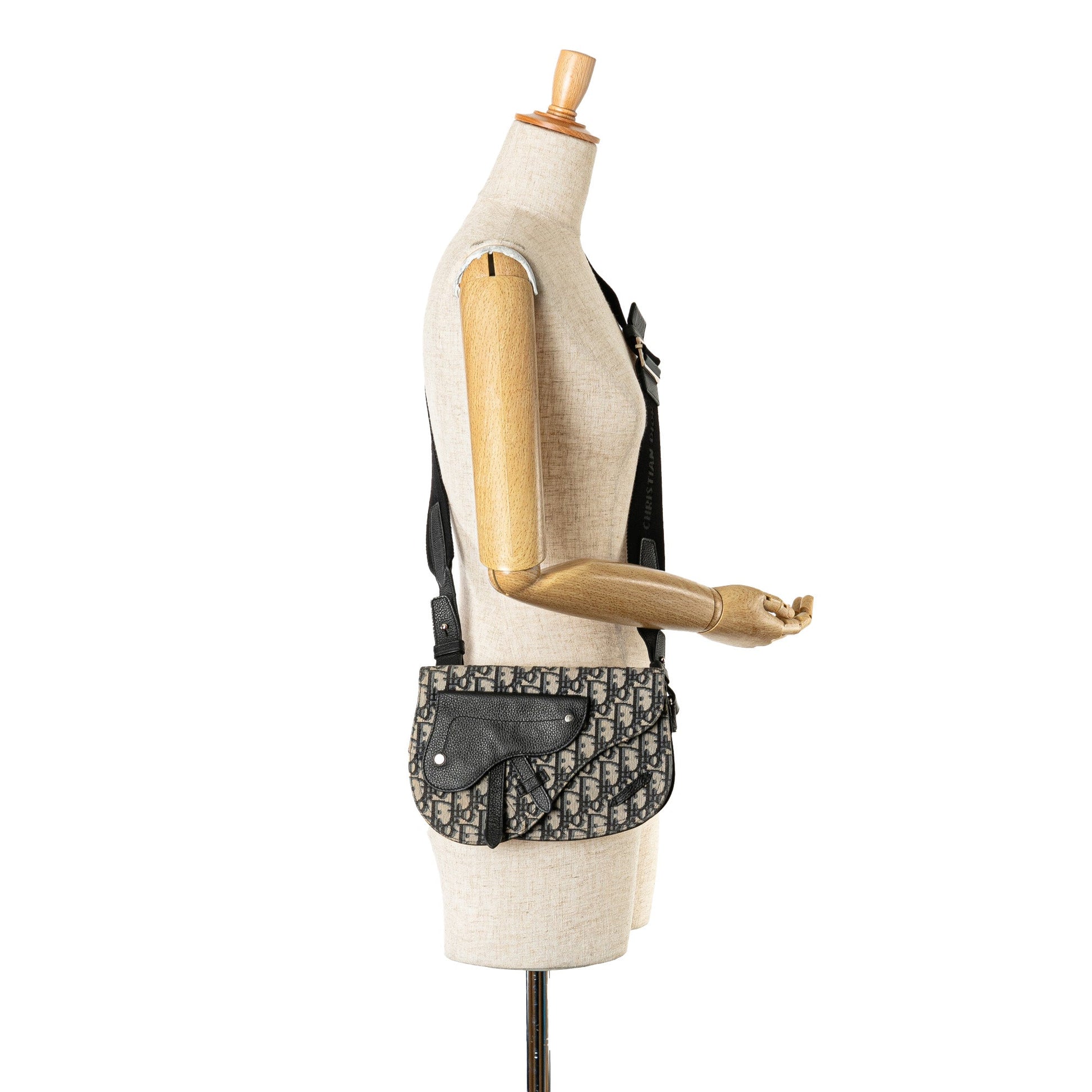 Dior Oblique Canvas Saddle Messenger Bag