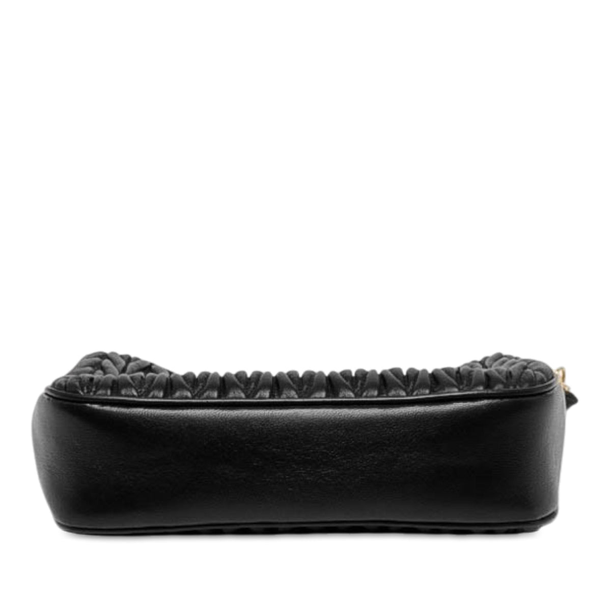 Miu Miu Matelasse Nappa Satchel — Black
