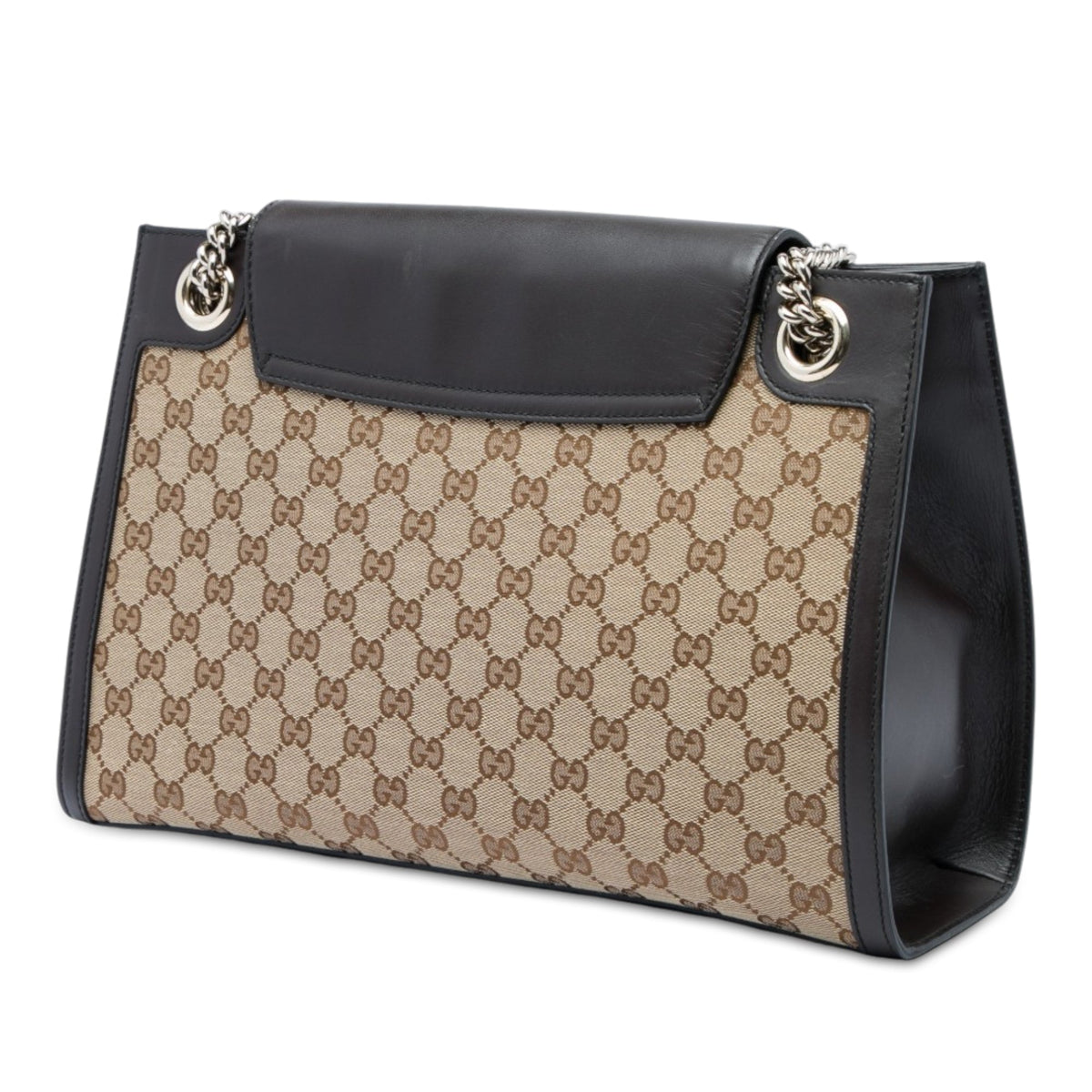 Gucci Large GG Canvas Emily Shoulder Bag — Beige