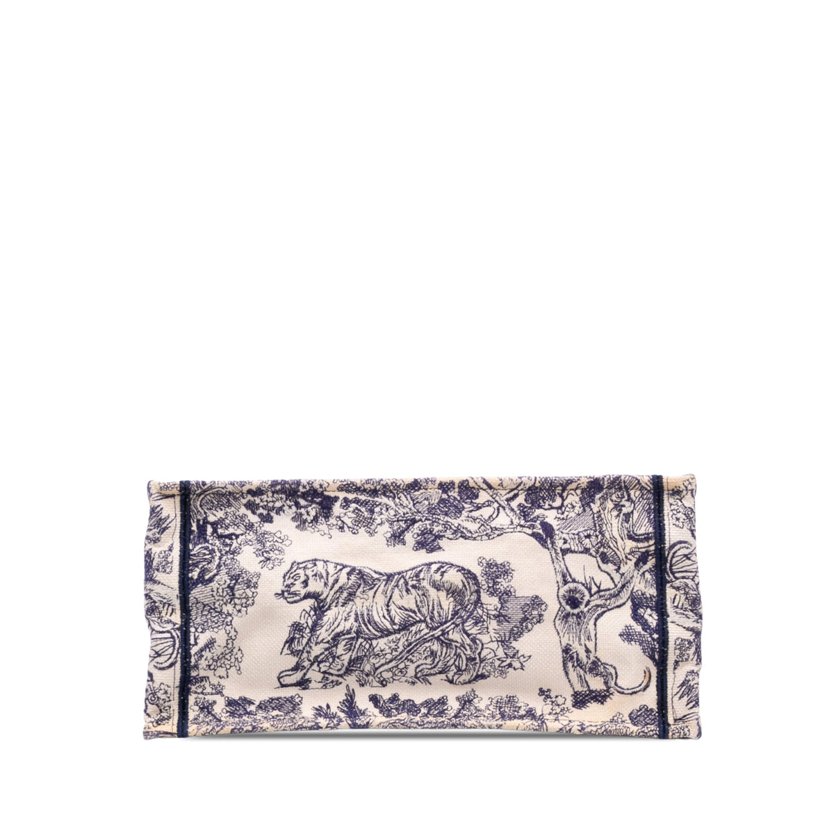 Dior Medium Canvas Embroidered Dioriviera Toile De Jouy Book Tote
