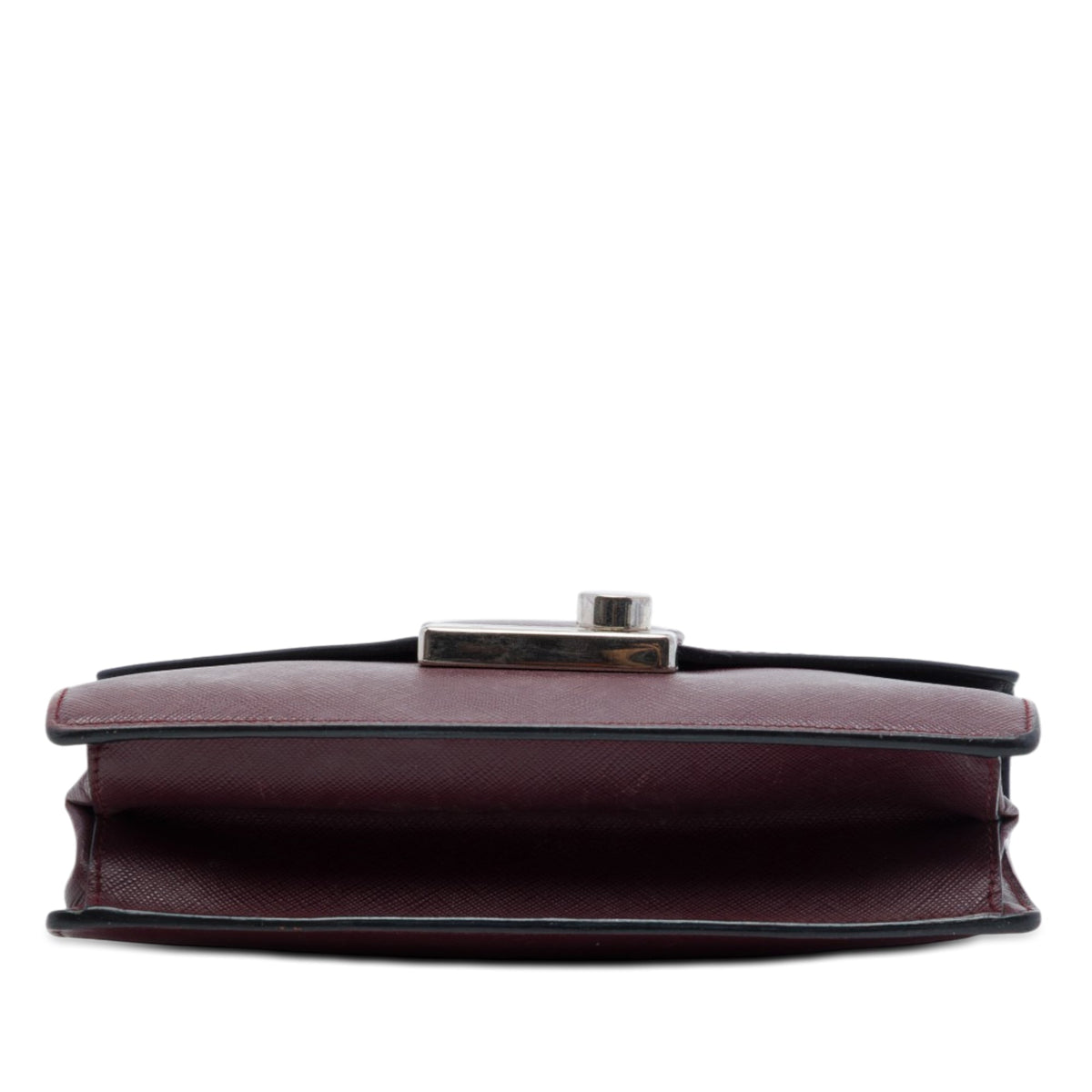 Prada Saffiano Lux Sound Lock Satchel