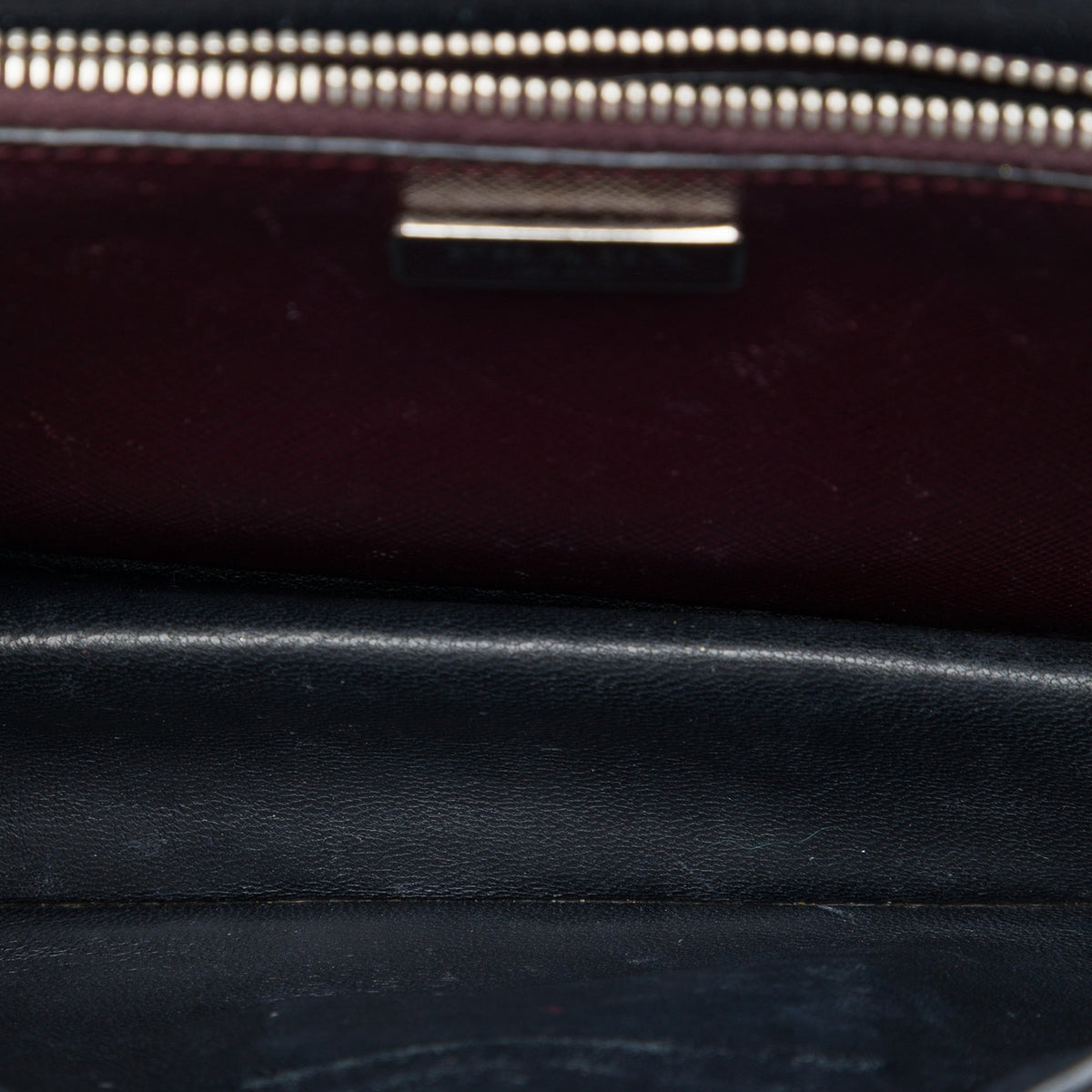 Prada Saffiano Lux Sound Lock Satchel