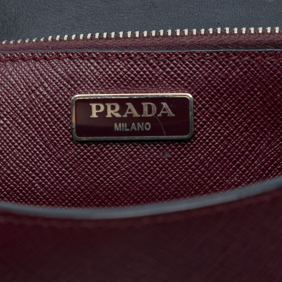 Prada Saffiano Lux Sound Lock Satchel