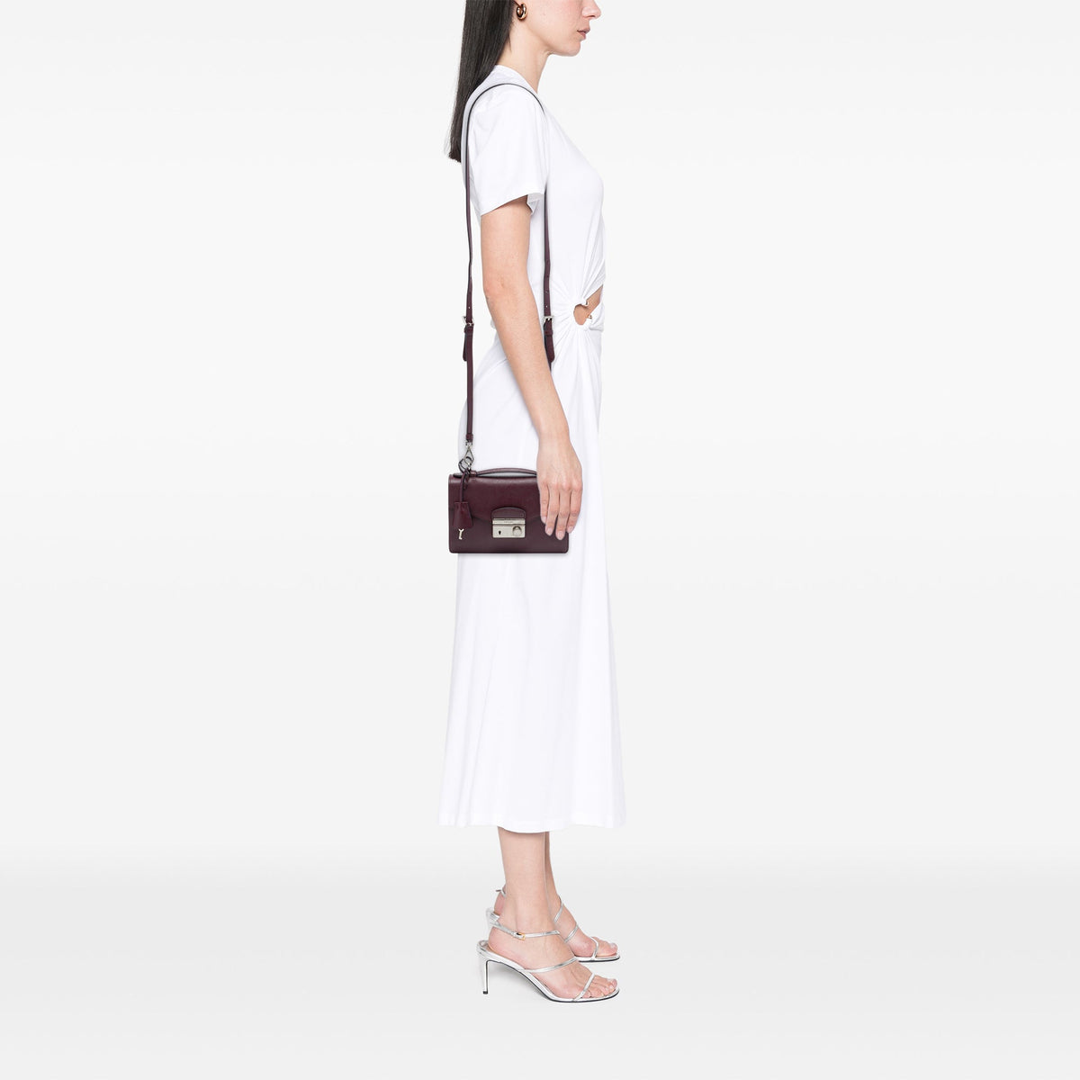 Prada Saffiano Lux Sound Lock Satchel