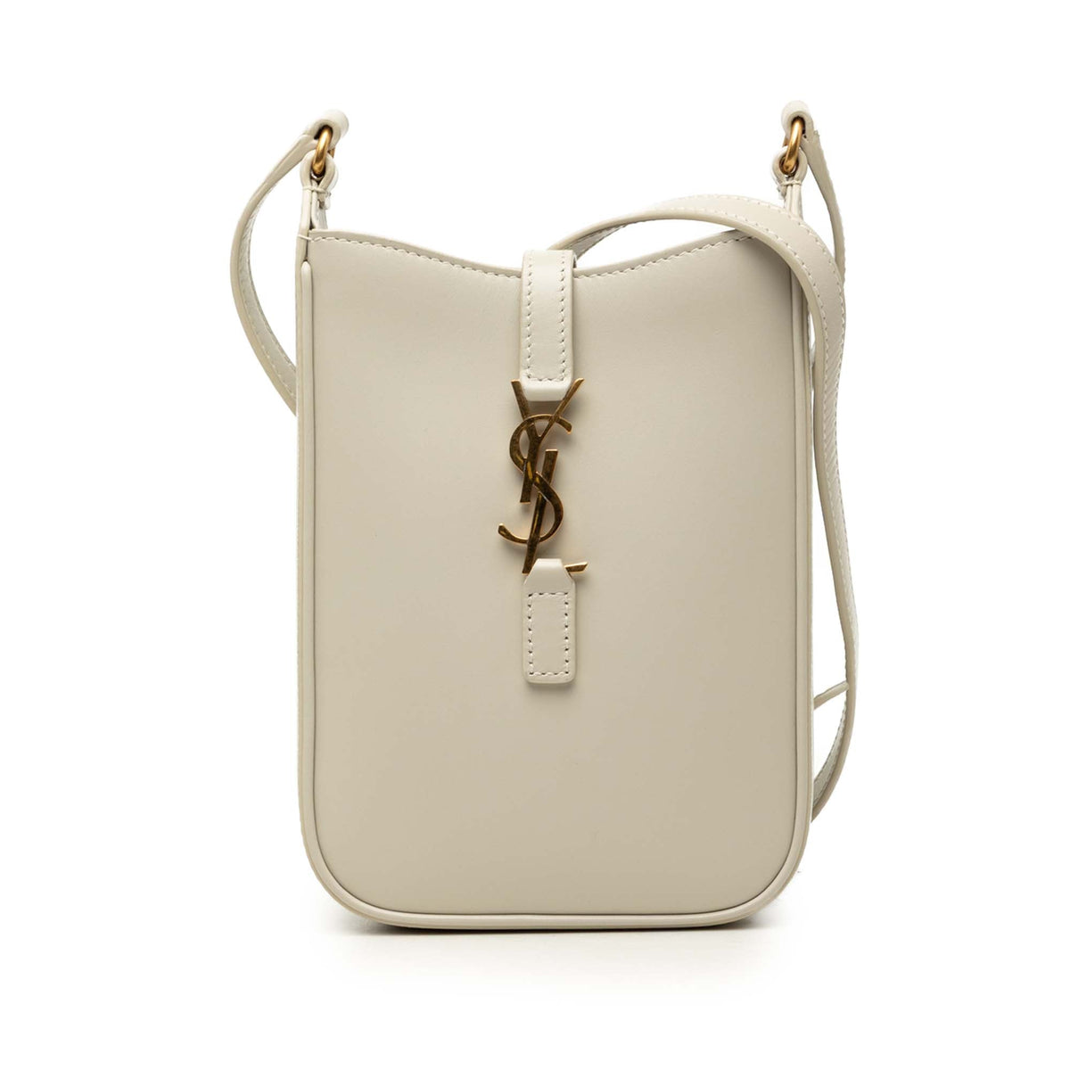Saint Laurent Mini Smooth Calfskin Le 5 a 7 Vertical Crossbody