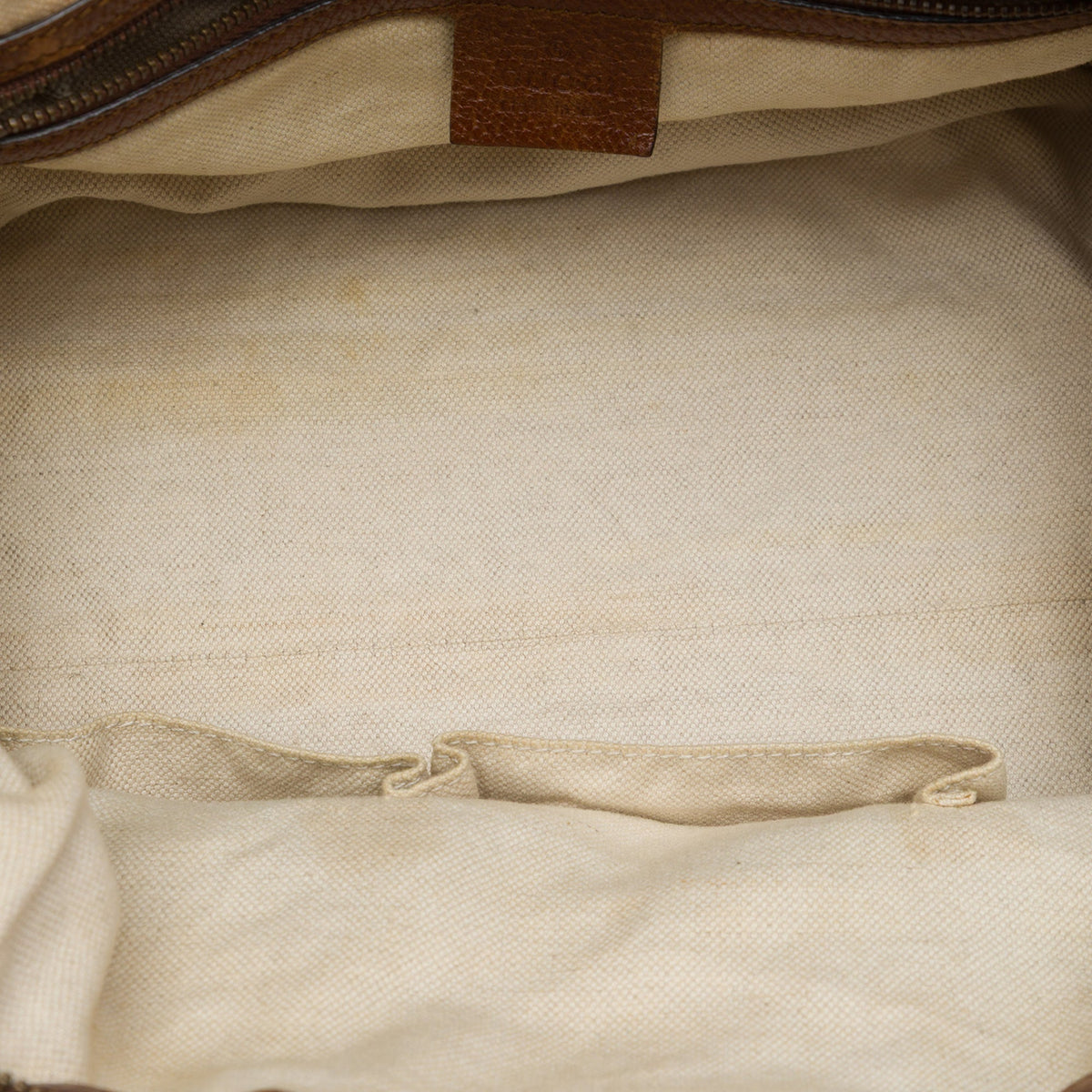 Gucci Medium Canvas Web Rania Top Handle Bag