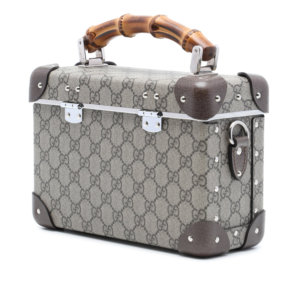 Gucci GG Supreme Bamboo Vanity Bag