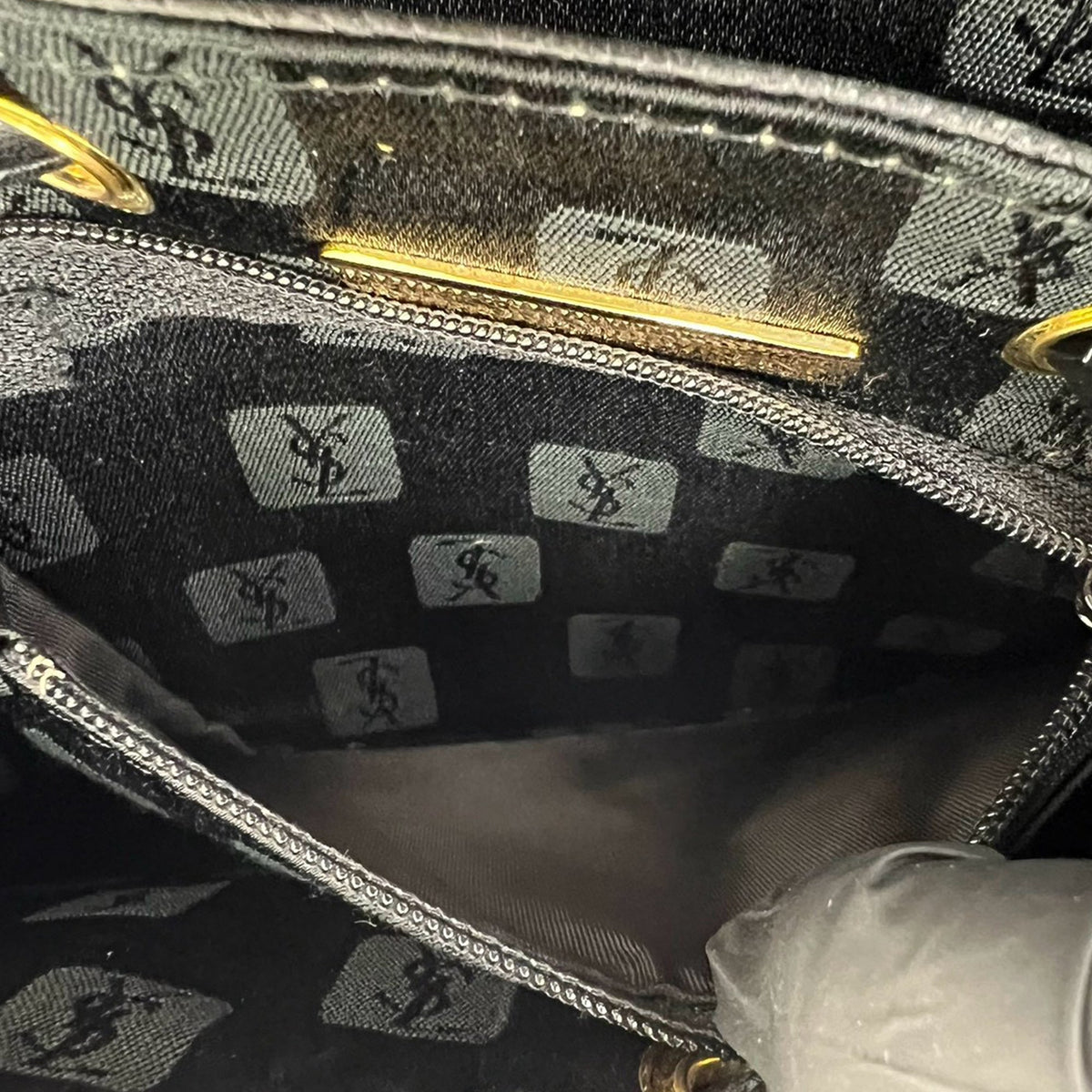 Saint Laurent Leather Backpack