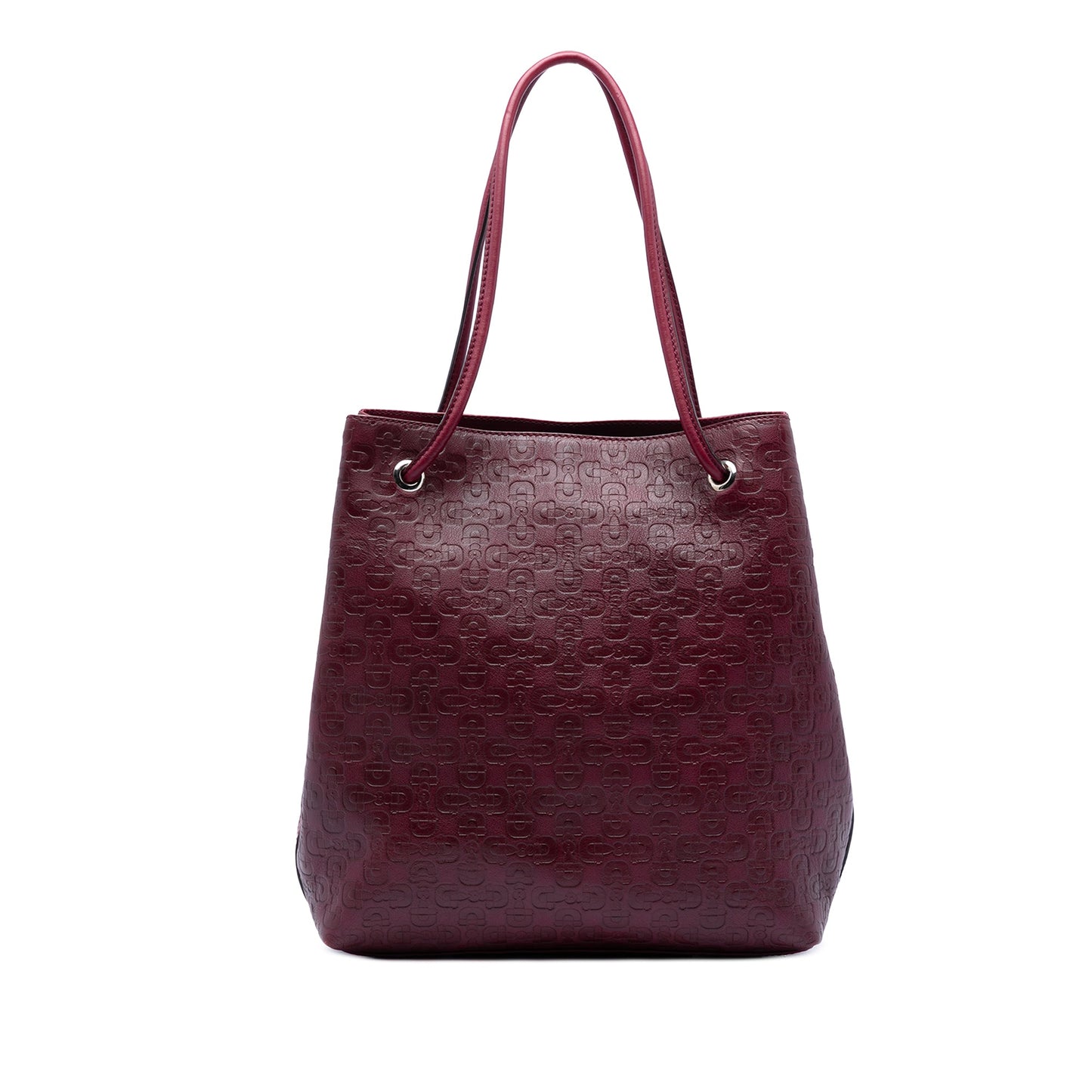 Horsebit Embossed Leather Gifford Tote