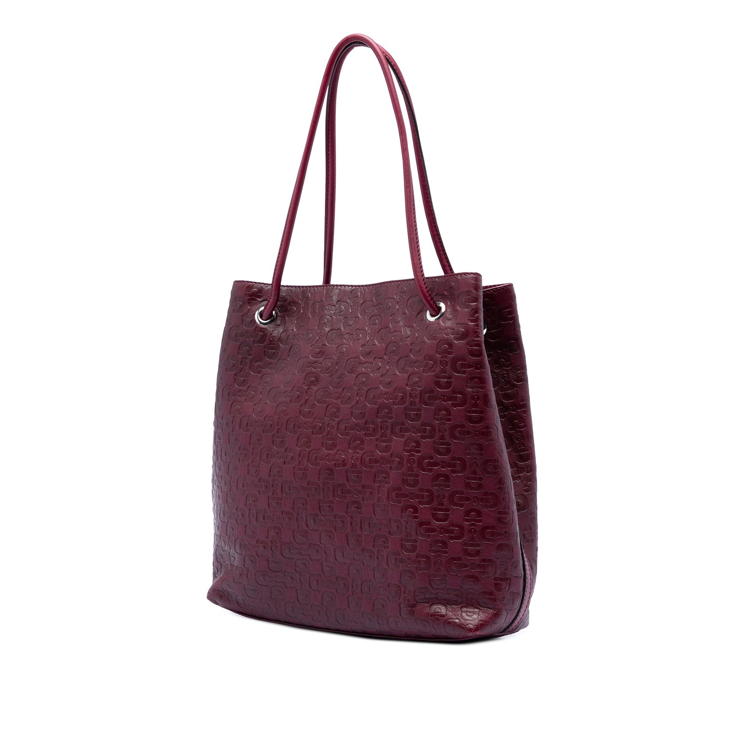 Horsebit Embossed Leather Gifford Tote