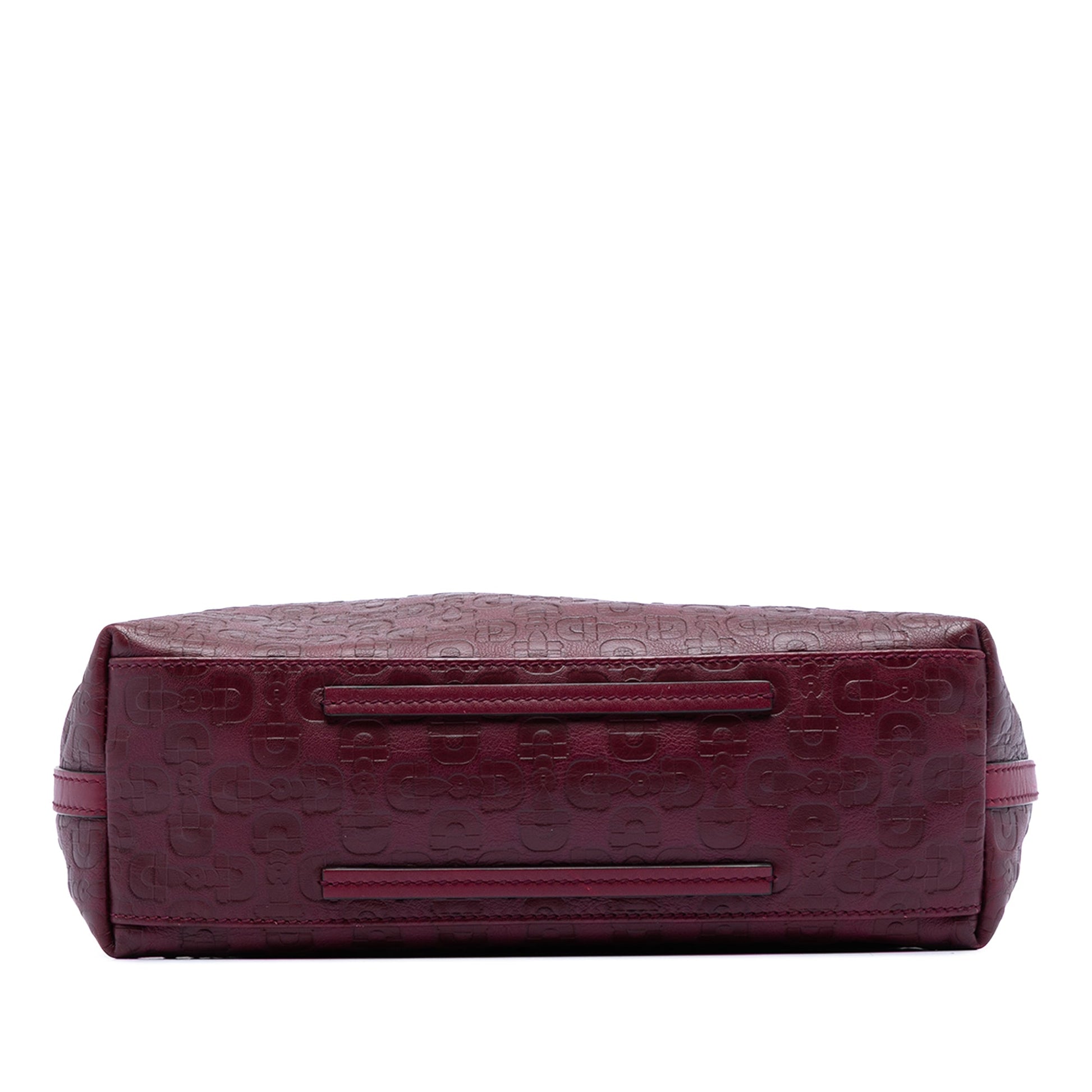 Horsebit Embossed Leather Gifford Tote