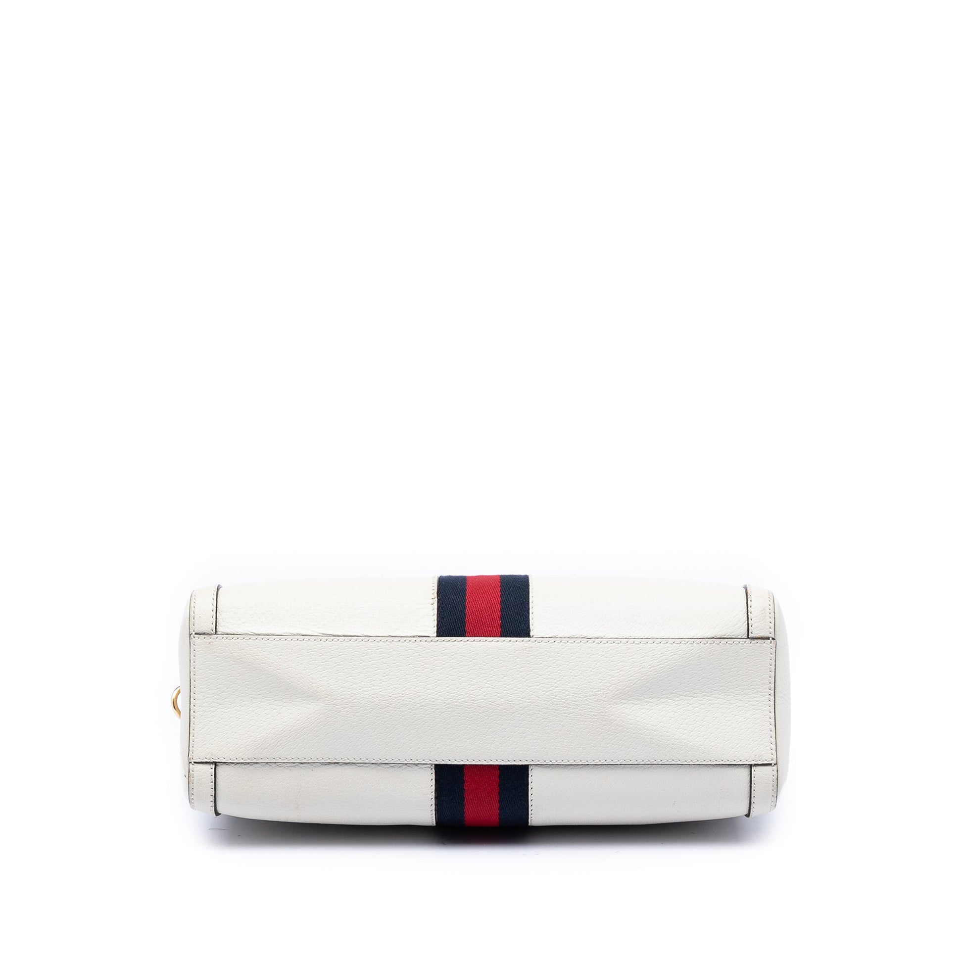 Gucci Medium Calfskin Web Ophidia Top Handle Bag