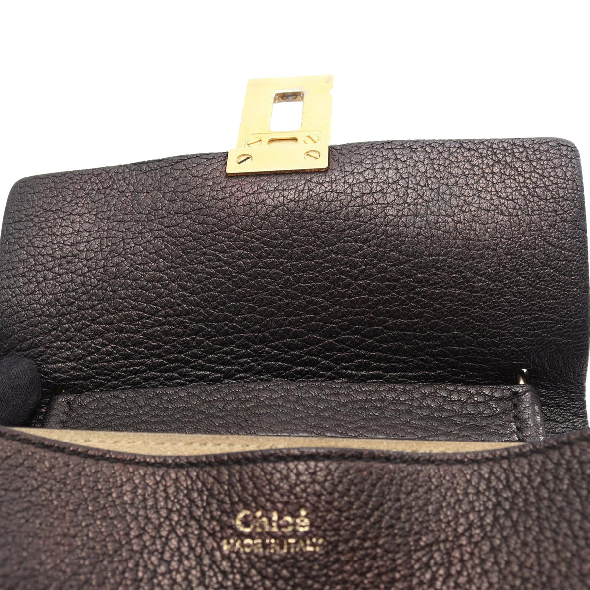 Chloé Mini Leather Drew Crossbody
