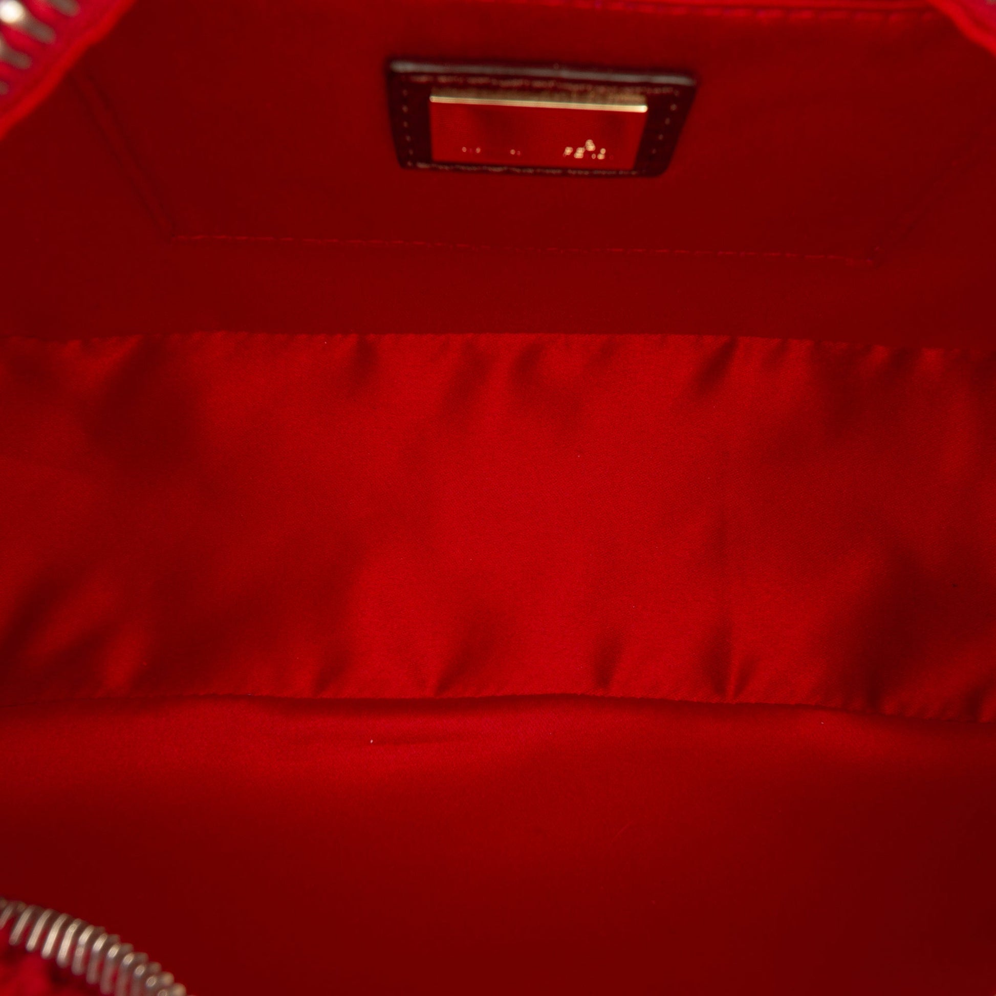 Fendi Embroidered Canvas Squirrel Satchel