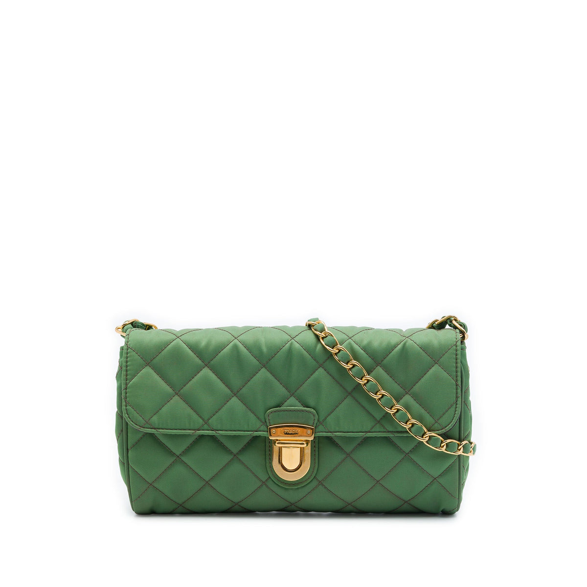 Prada Impuntu Tessuto Chain Crossbody