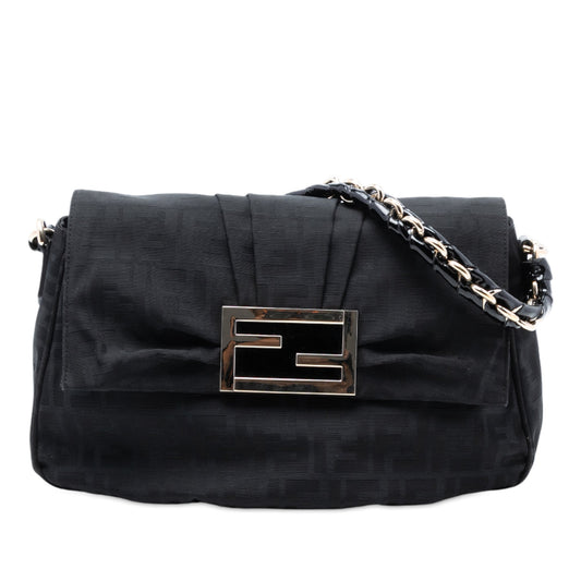 Zucca Canvas Mia Flap Shoulder Bag