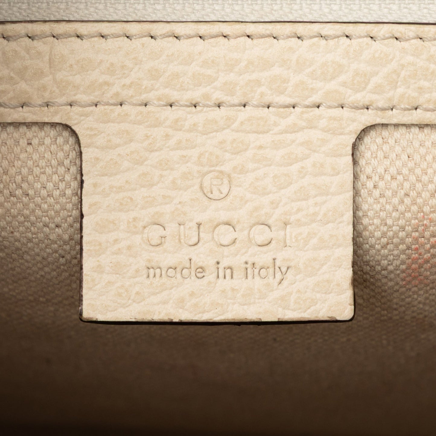 Gucci Grained Calfskin Logo Crossbody