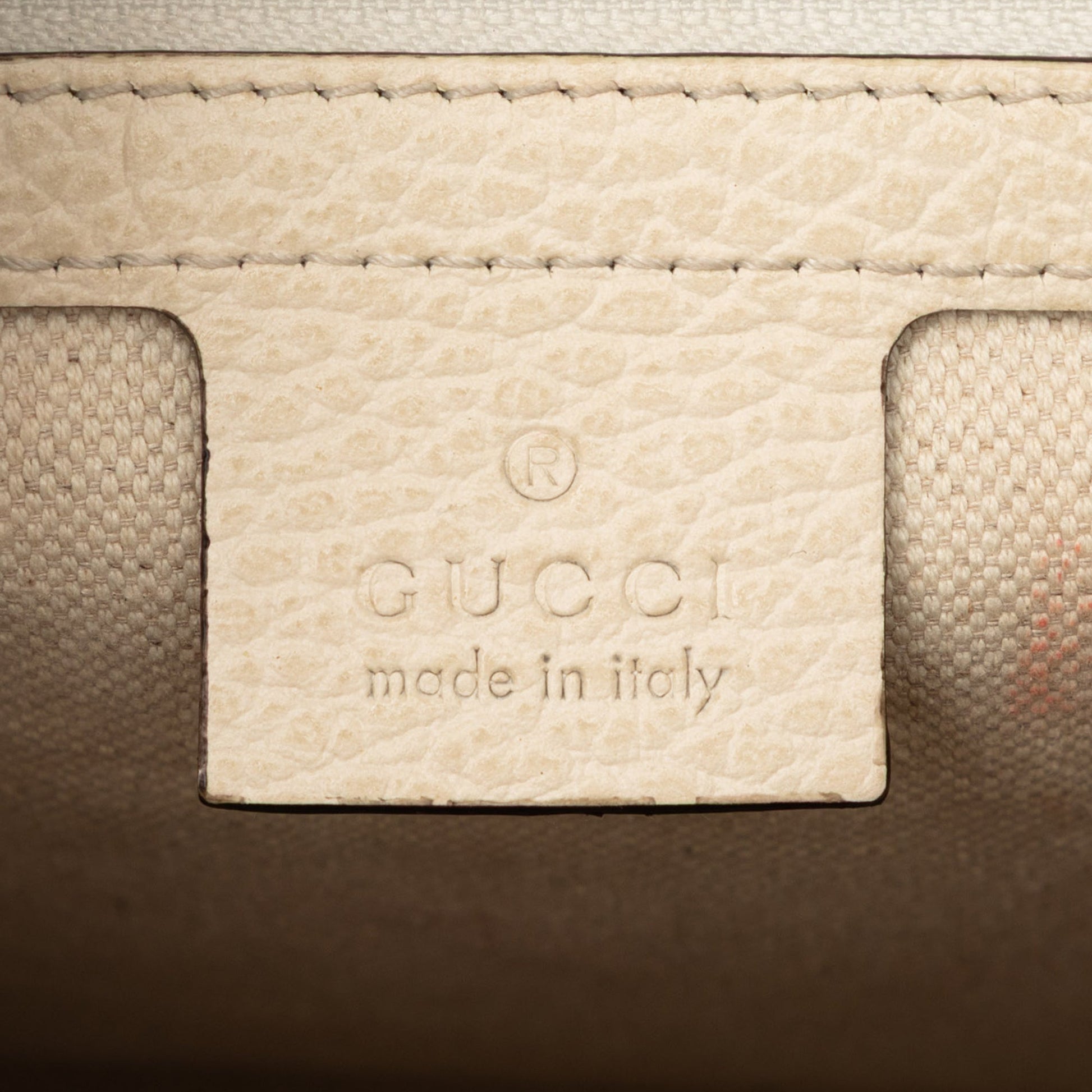 Gucci Grained Calfskin Logo Crossbody