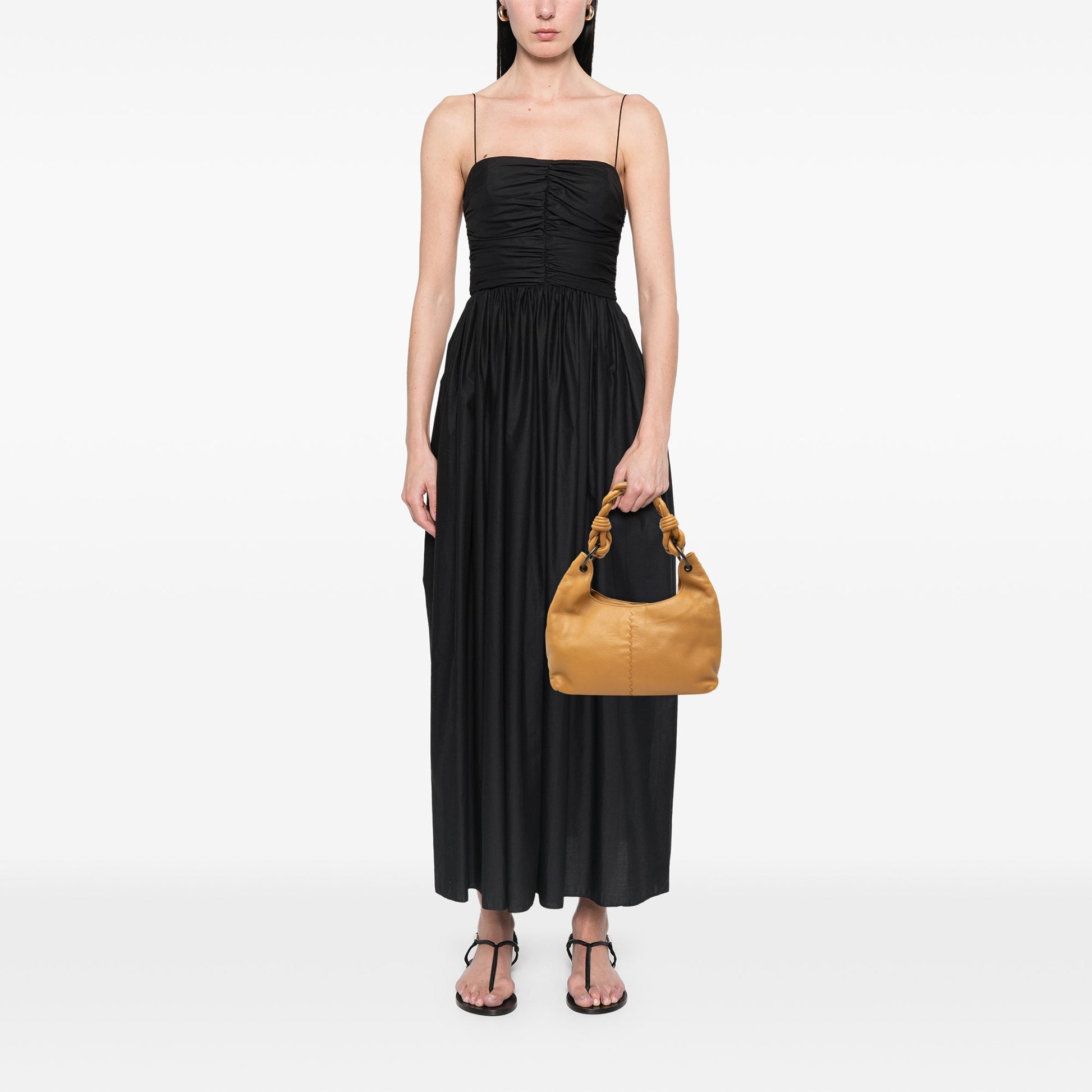 Bottega Veneta Cervo Deerskin Braided Ring Hobo