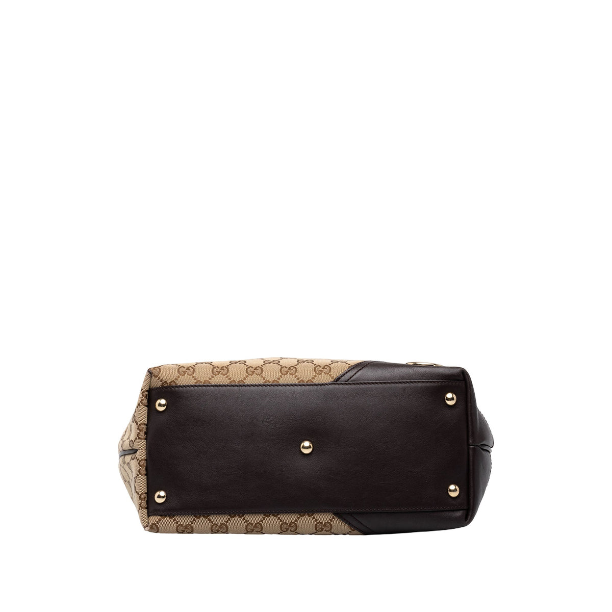 Gucci GG Canvas New Britt Tote — Beige