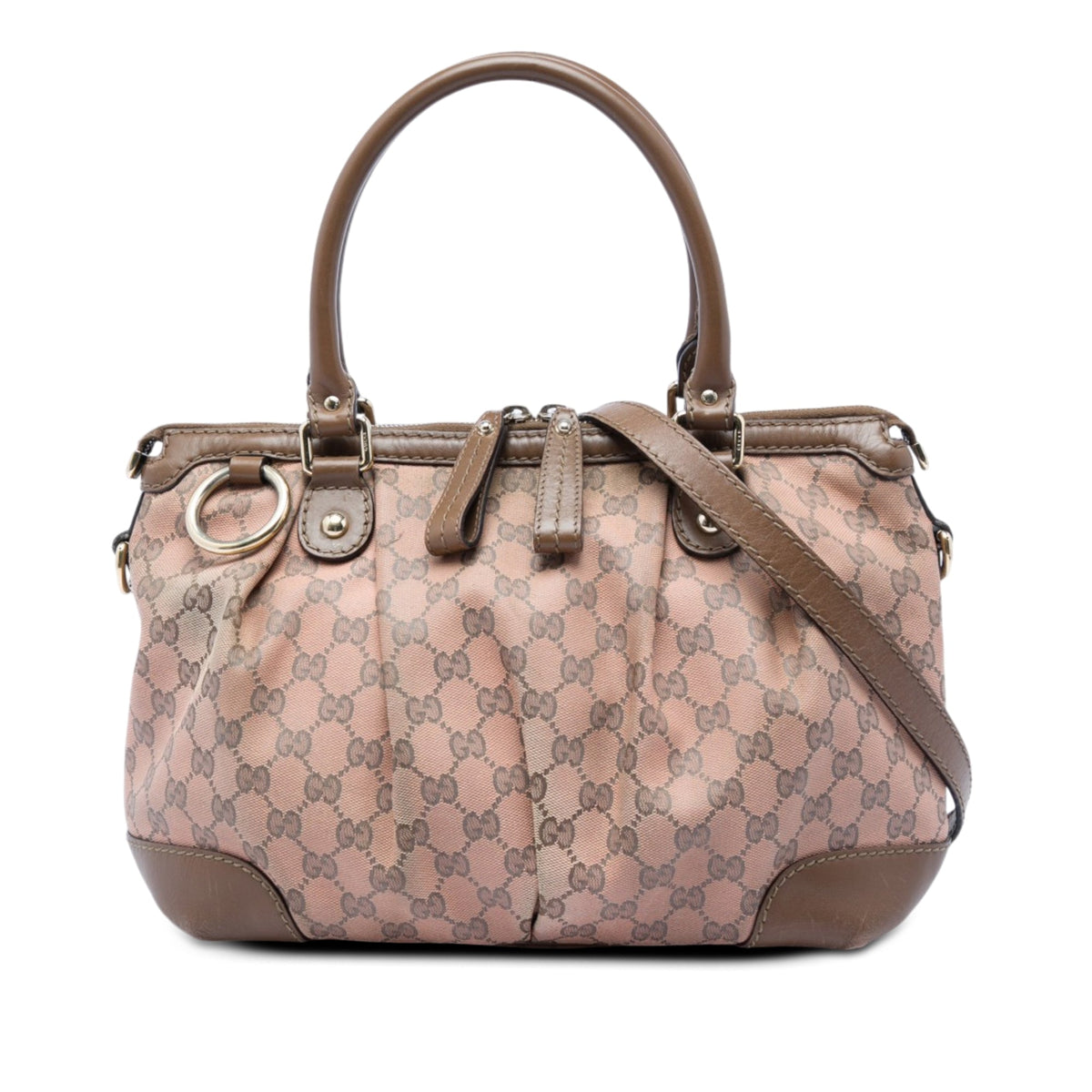 Gucci GG Canvas Sukey Satchel