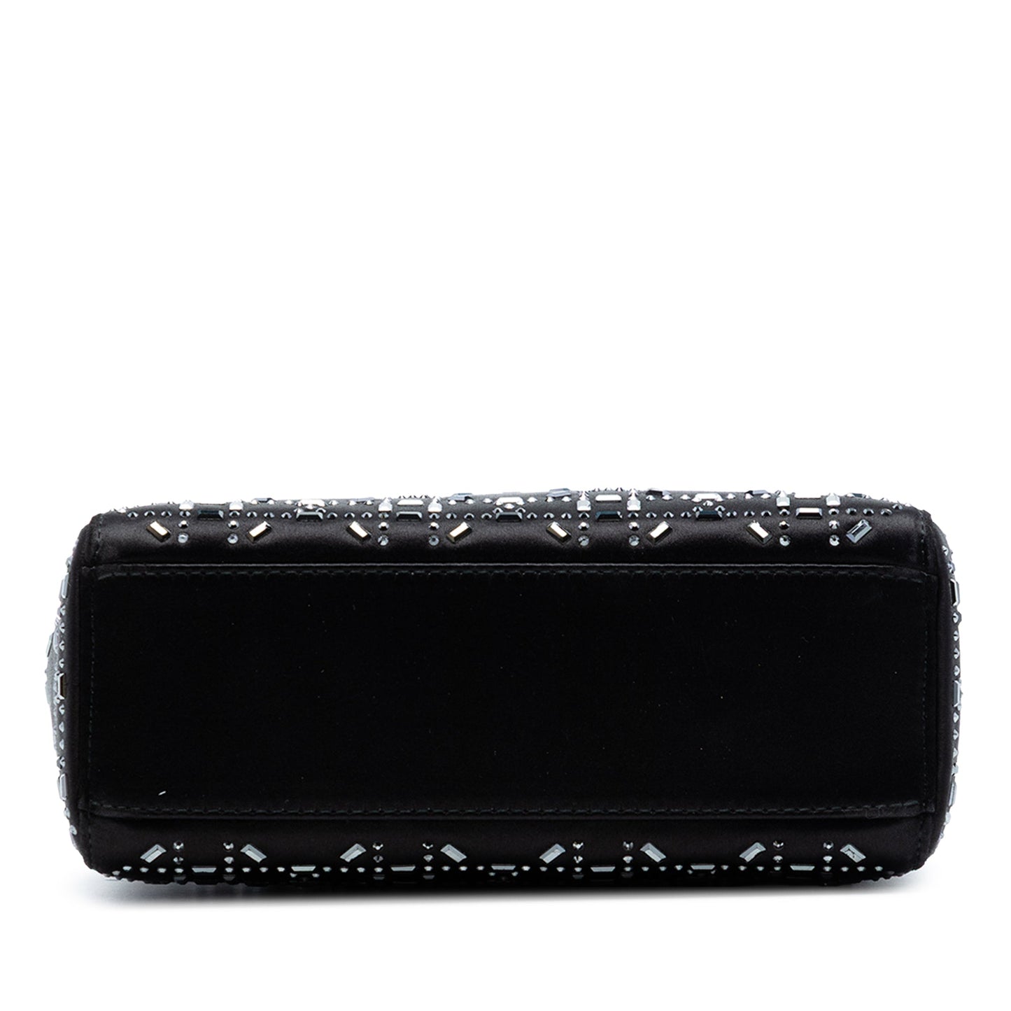 Dior Mini Velvet Cannage Strass Embellished Lady Dior