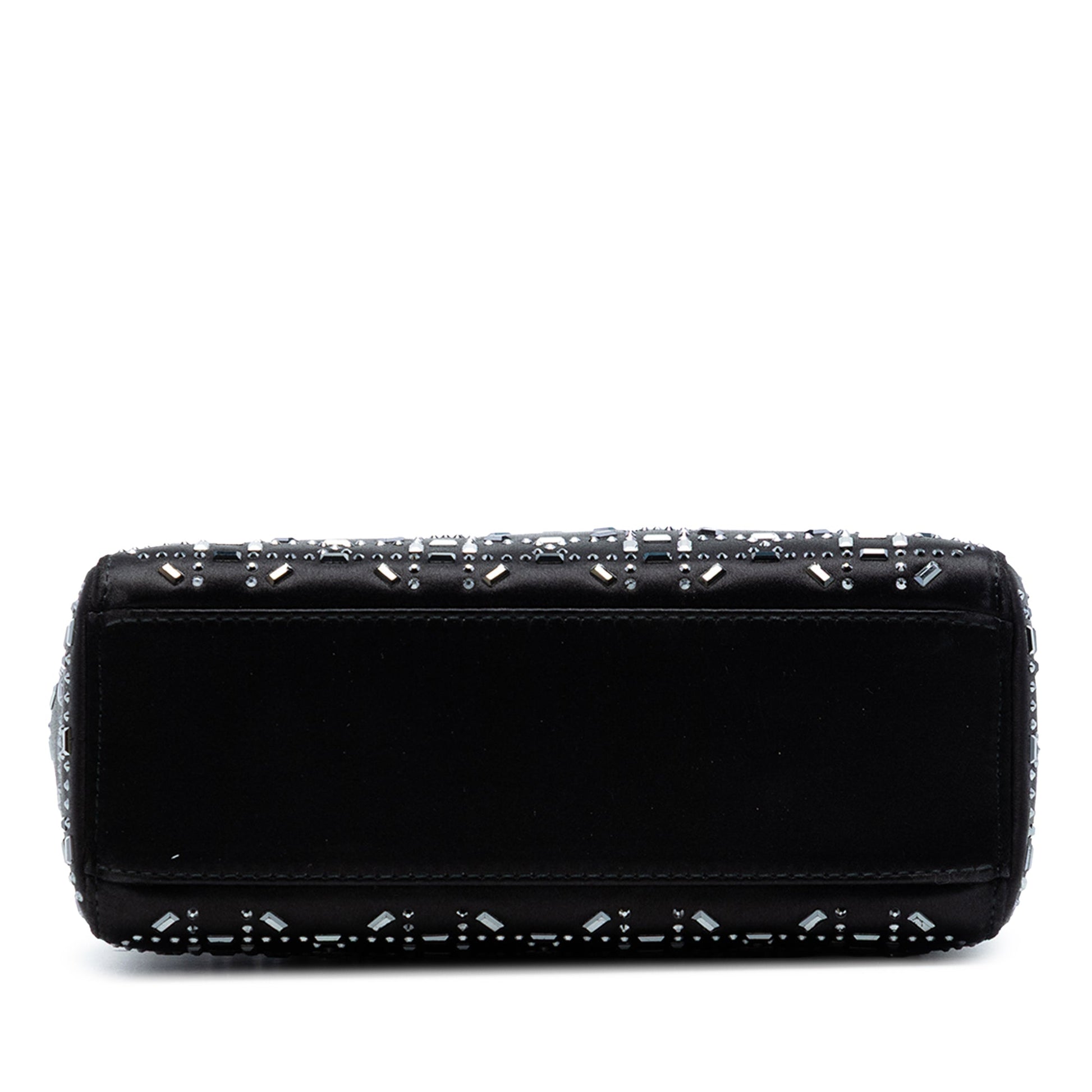 Dior Mini Velvet Cannage Strass Embellished Lady Dior