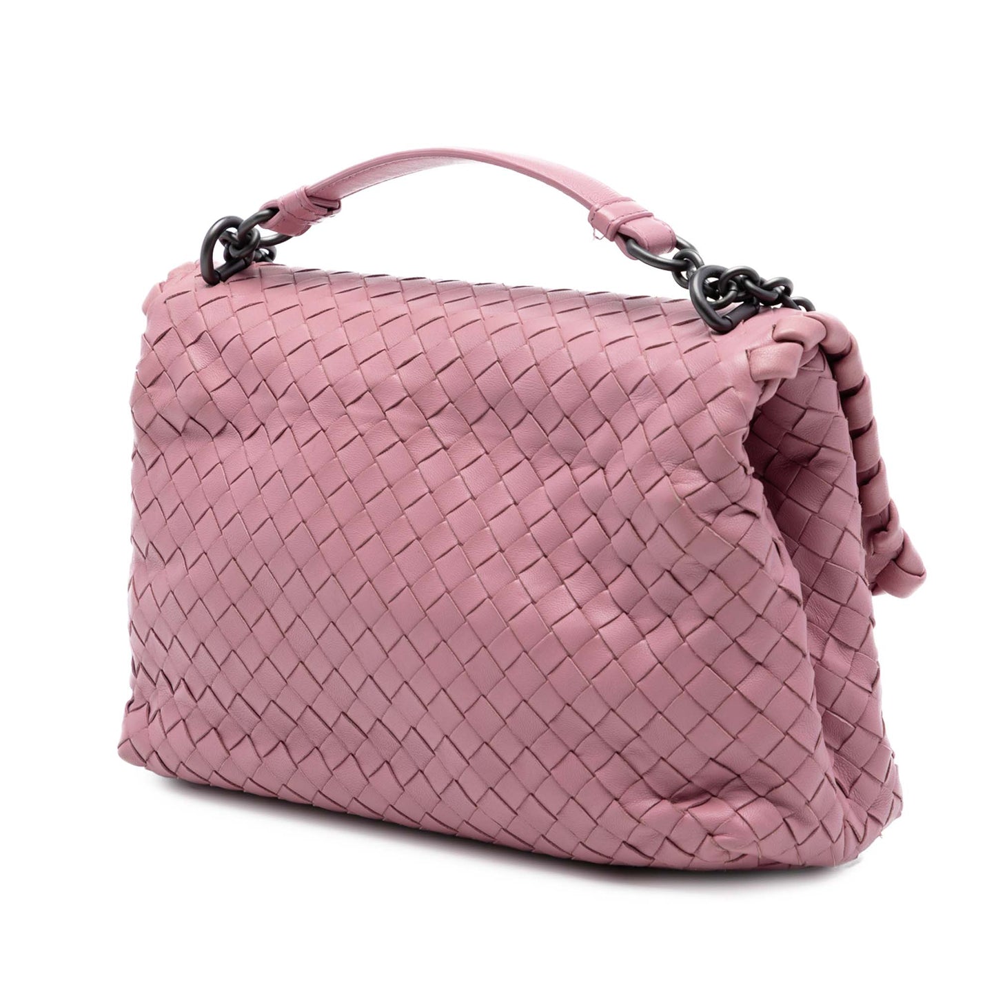 Bottega Veneta Small Nappa Intrecciato Olimpia Shoulder Bag