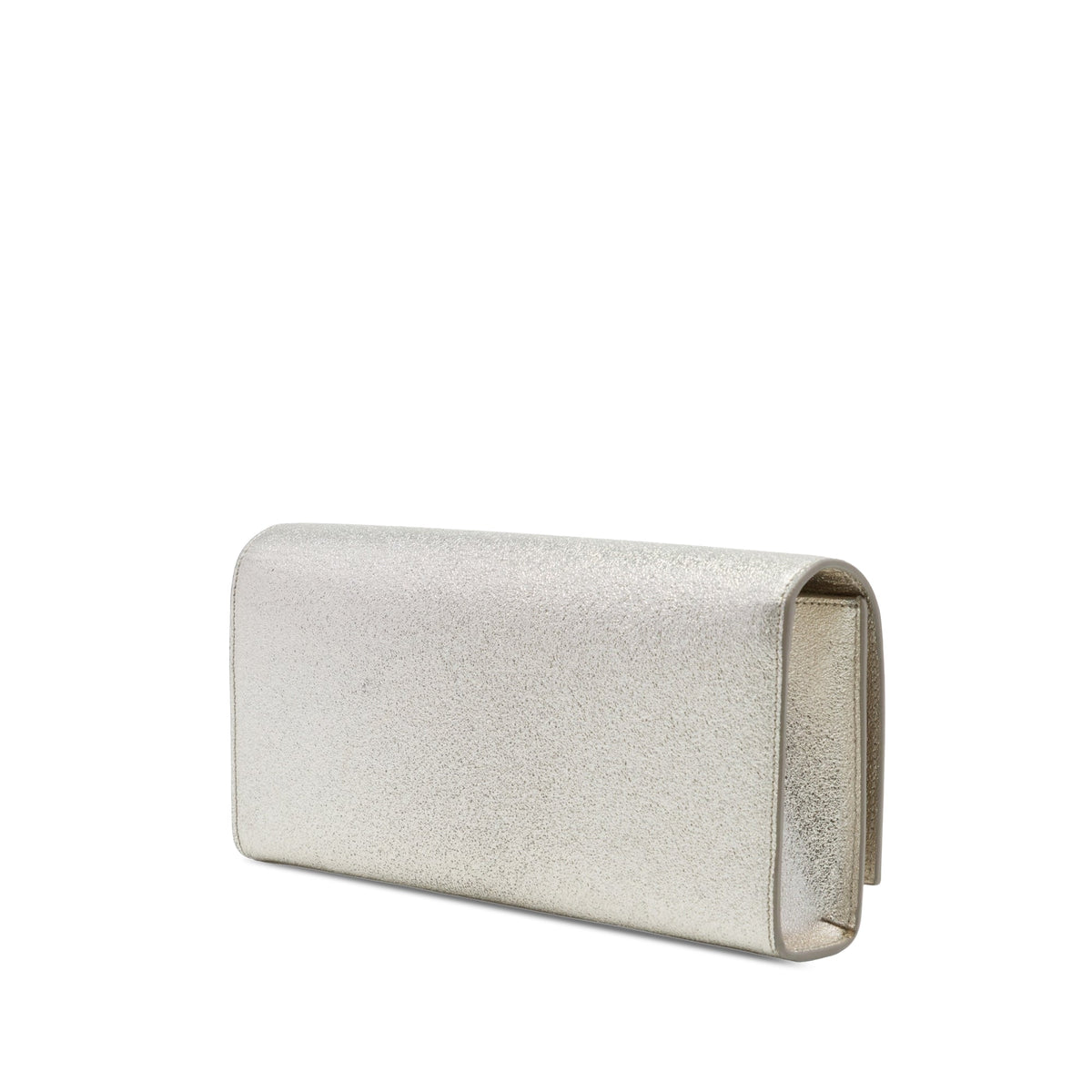 Saint Laurent Metallic Calfskin Cassandre Clutch
