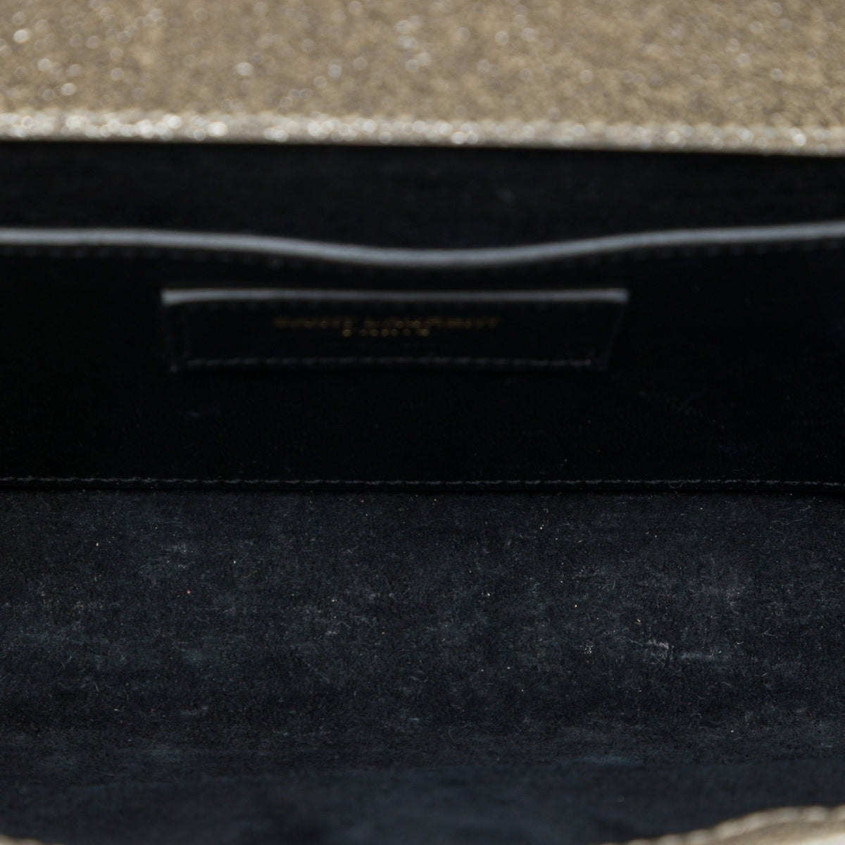 Saint Laurent Metallic Calfskin Cassandre Clutch