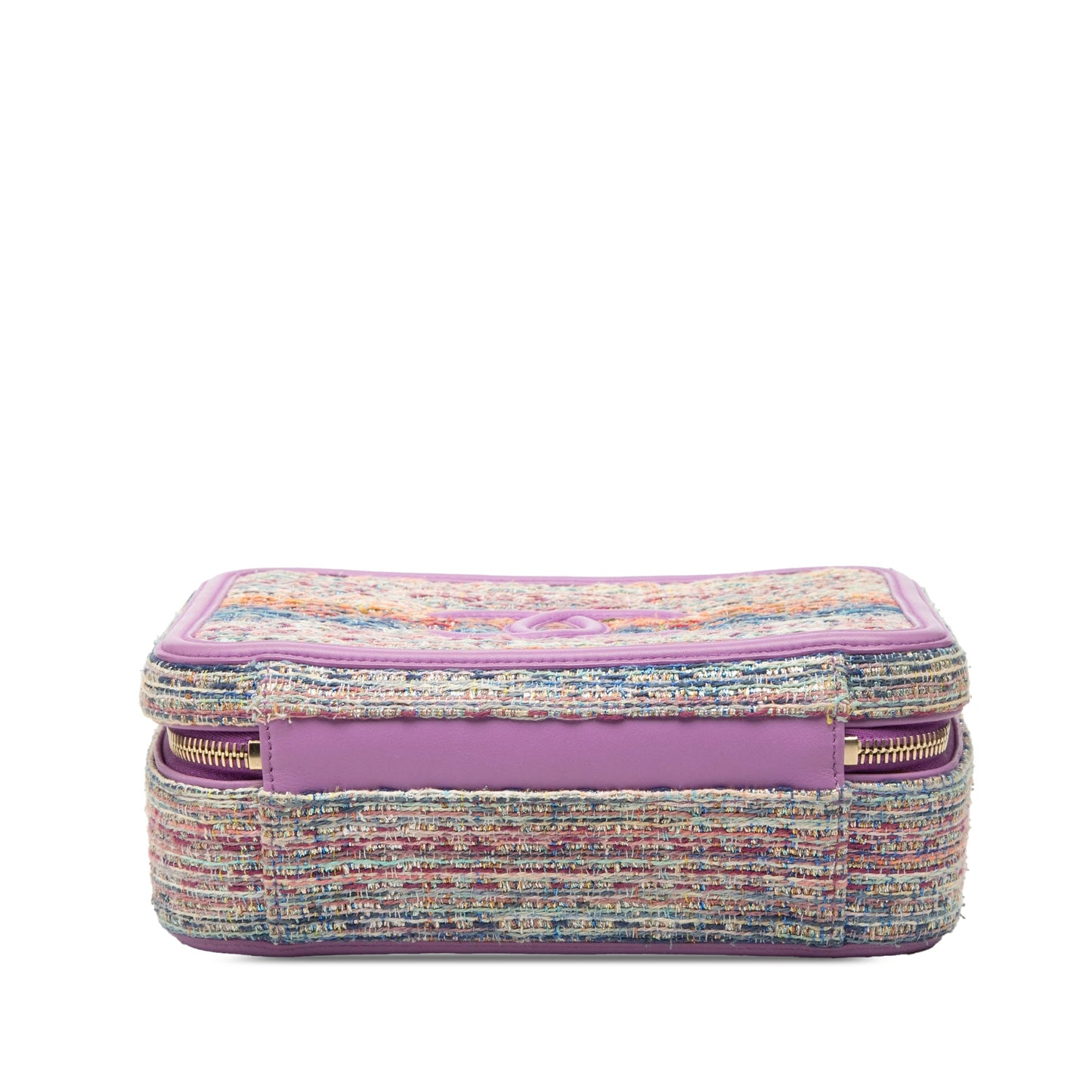 Chanel Medium Tweed CC Filigree Vanity Case